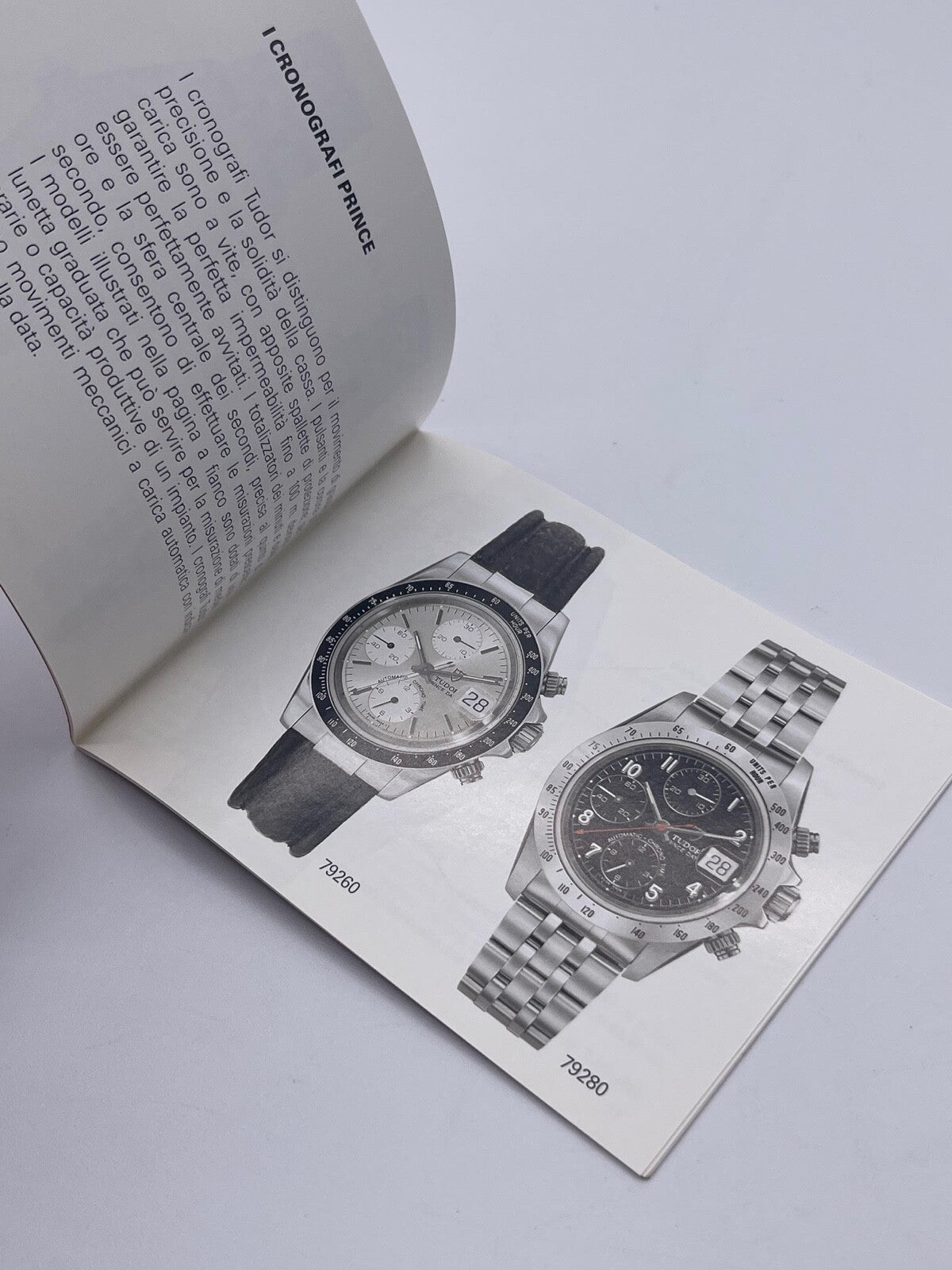 Tudor Prince Submariner Monarch libretto orologio italiano ( 1994 - 2002 )