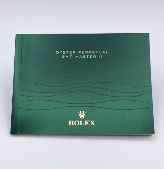 Rolex Gmt-Master II libretto corredo orologio watch booklet anno 2012 inglese