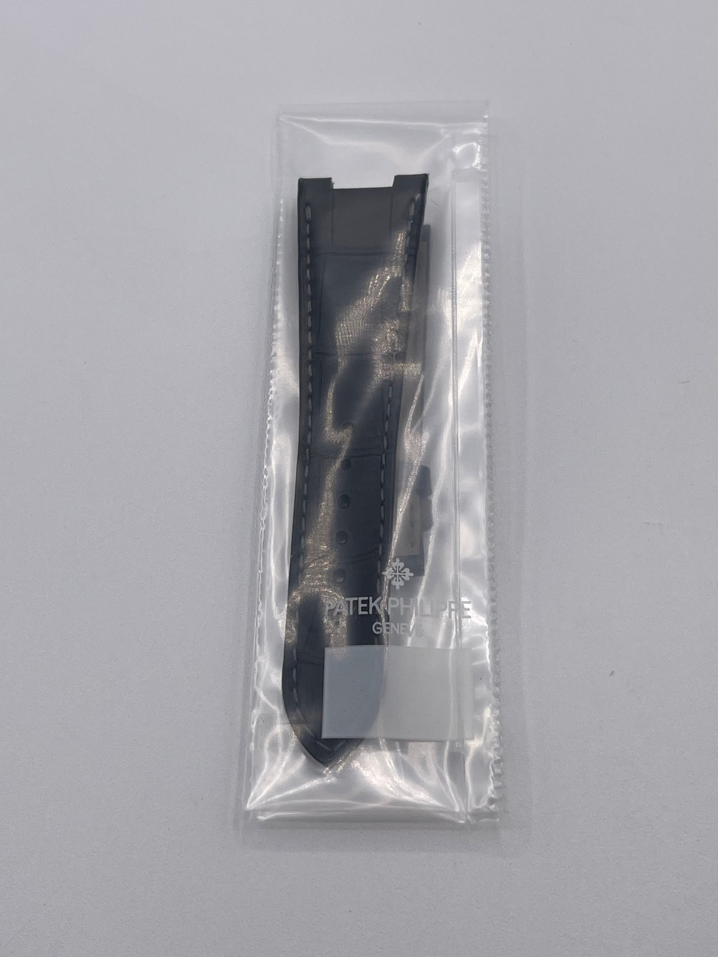 Patek Philippe Nautilus cinturino alligatore nero black alligator strap 25/18mm