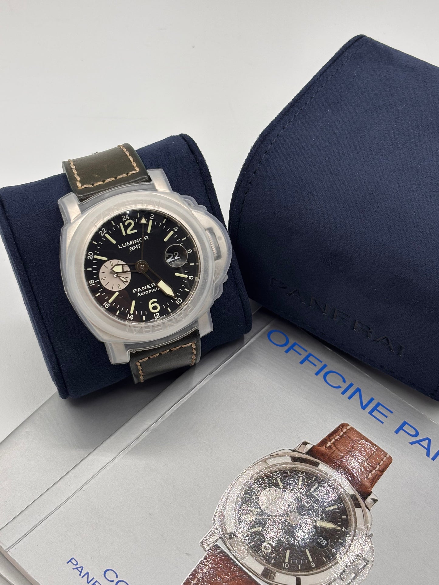 Panerai Luminor GMT 44mm acciaio steel ref PAM00088 cal OPVIII anno 2002