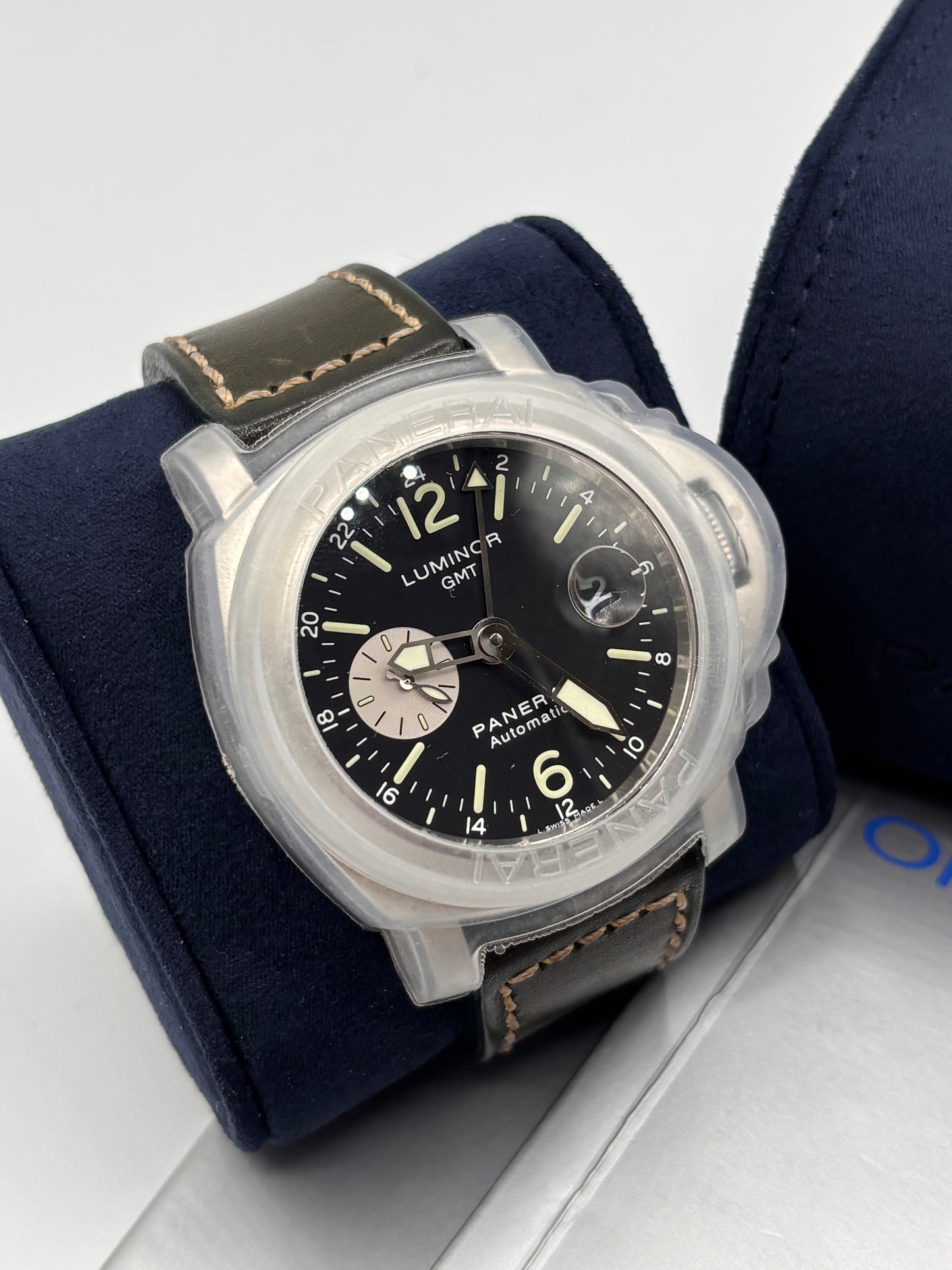 Panerai Luminor GMT 44mm acciaio steel ref PAM00088 cal OPVIII anno 2002