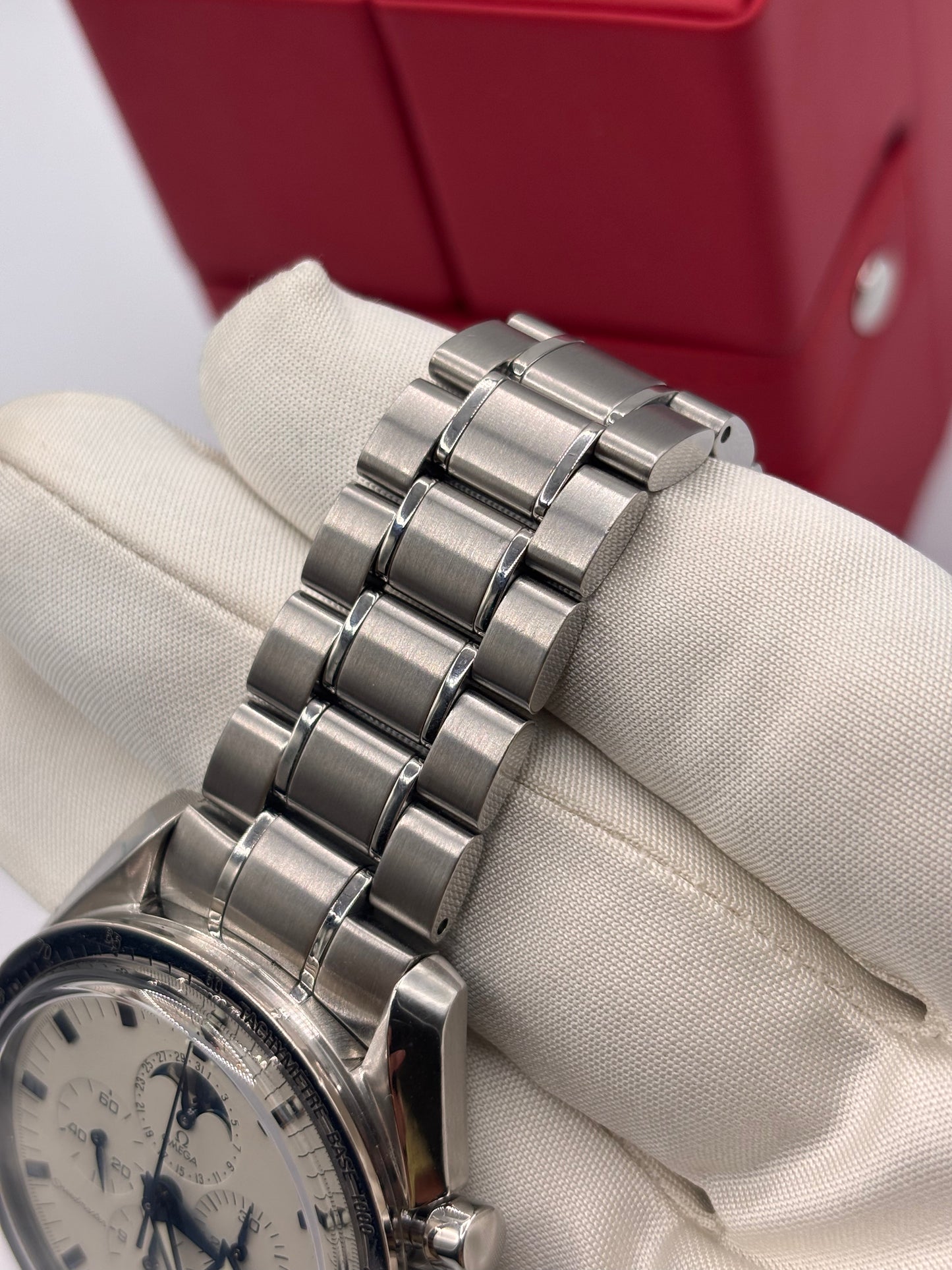 Omega Speedmaster Moonwatch Moonphase 42mm acciaio steel ref 145.0055 cal 1866 L