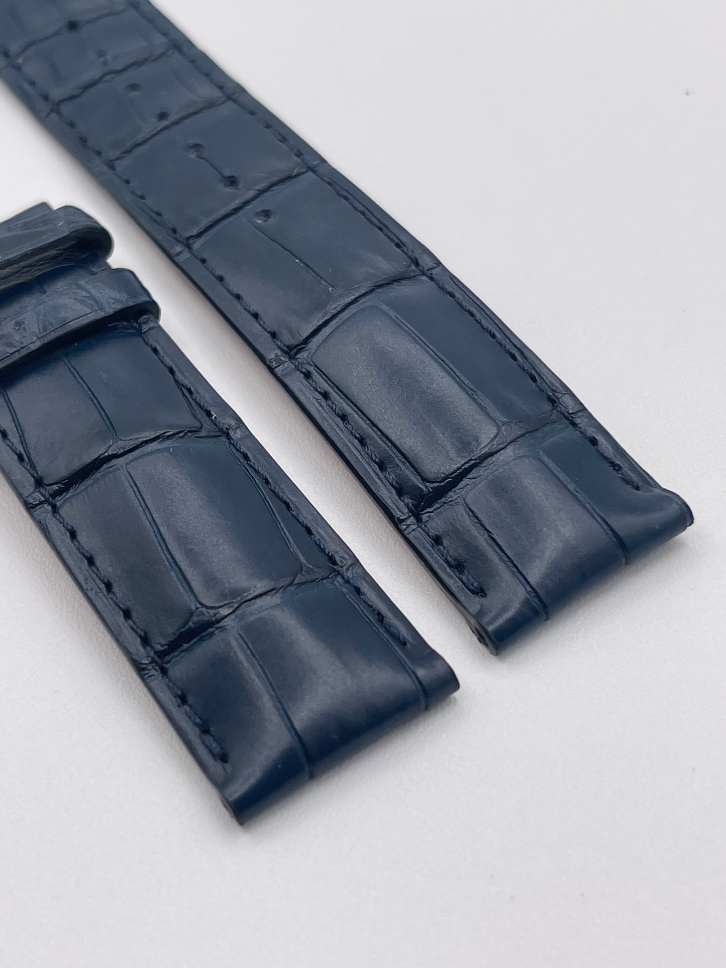 Longines Dolce vita cinturino alligatore blu blue alligator strap 21/20mm