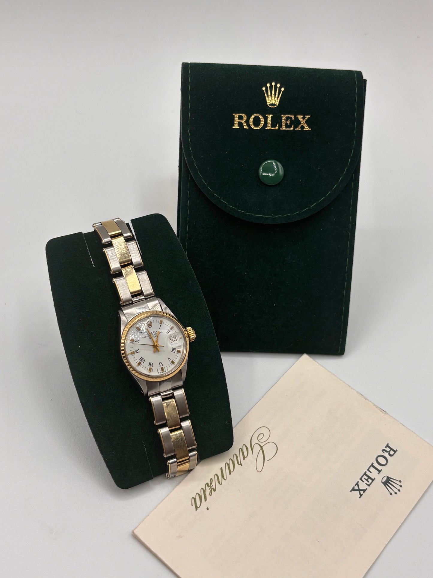 Rolex Oyster Perpetual Date 26mm acciaio oro gold steel ref 6517 cal 1161