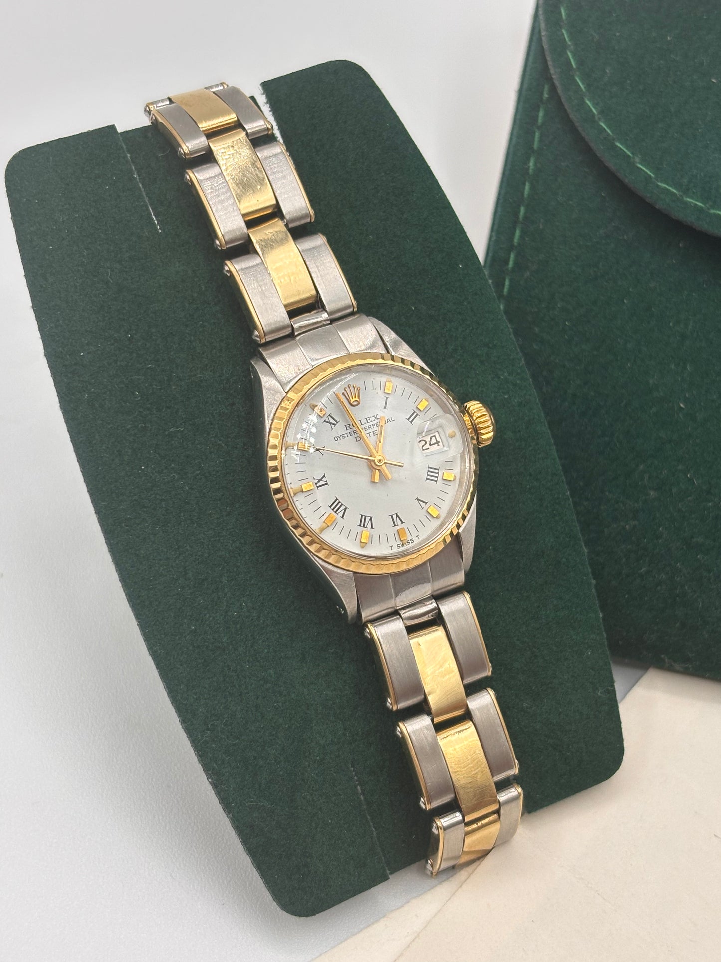Rolex Oyster Perpetual Date 26mm acciaio oro gold steel ref 6517 cal 1161
