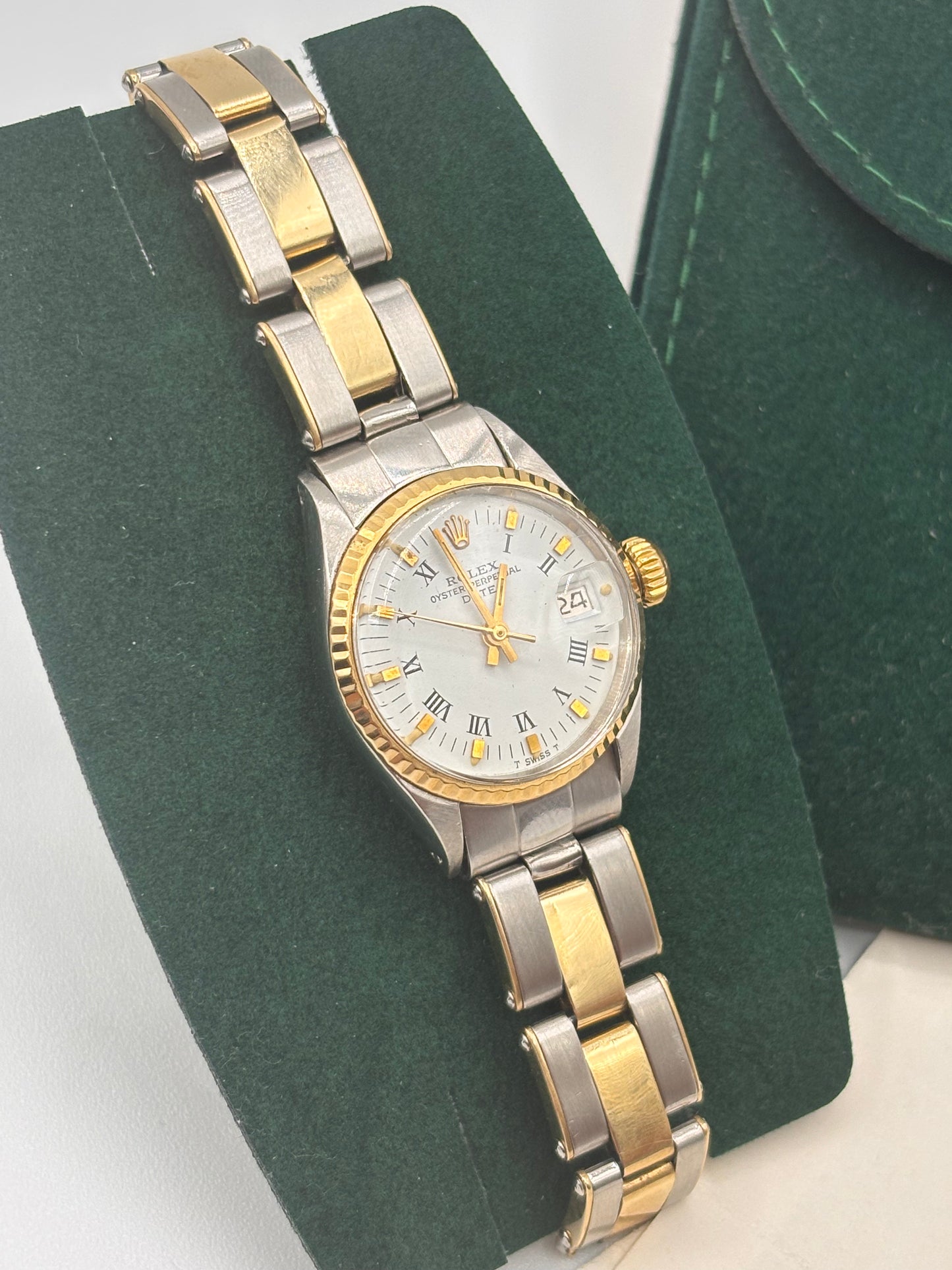 Rolex Oyster Perpetual Date 26mm acciaio oro gold steel ref 6517 cal 1161