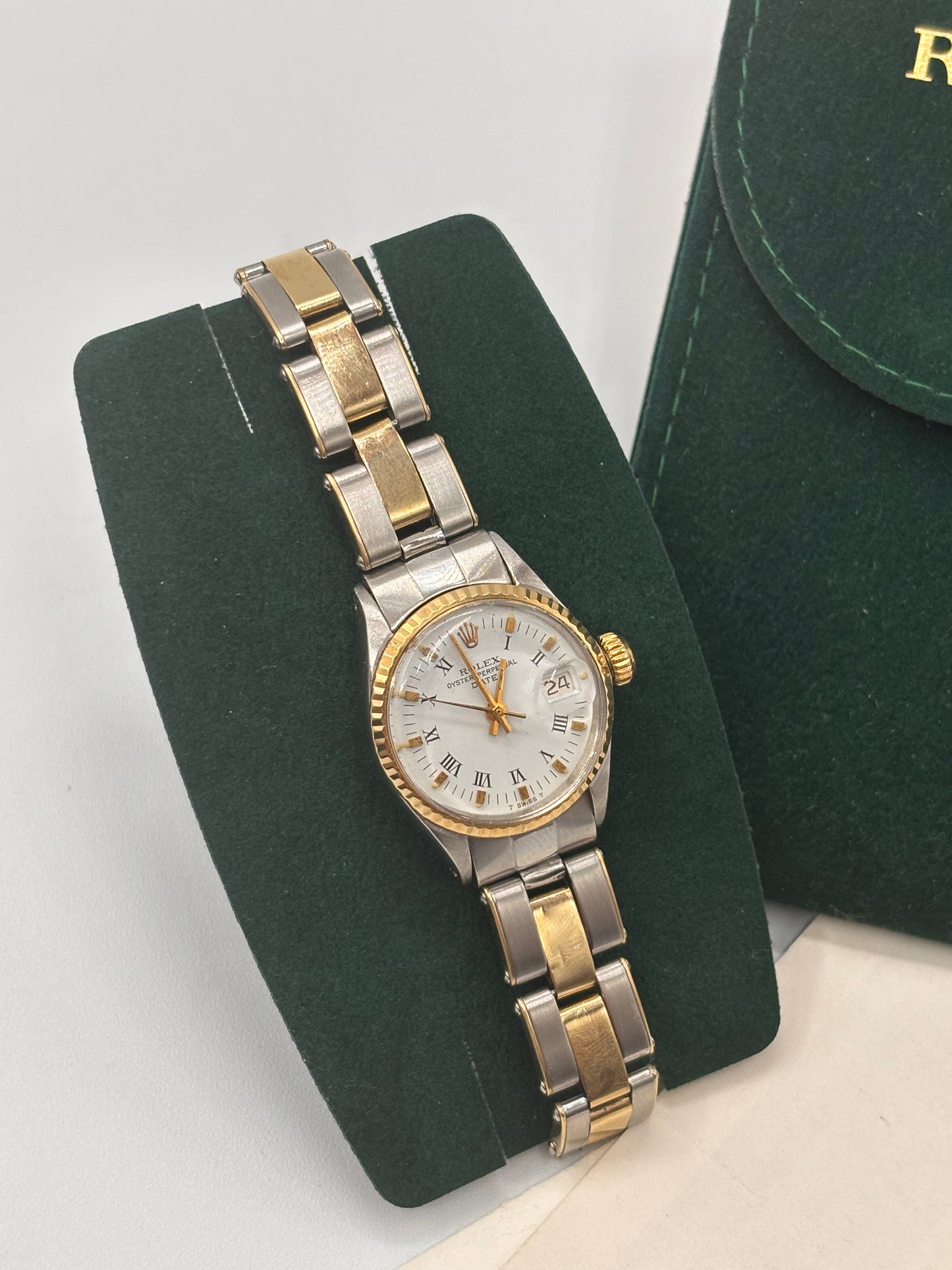 Rolex Oyster Perpetual Date 26mm acciaio oro gold steel ref 6517 cal 1161