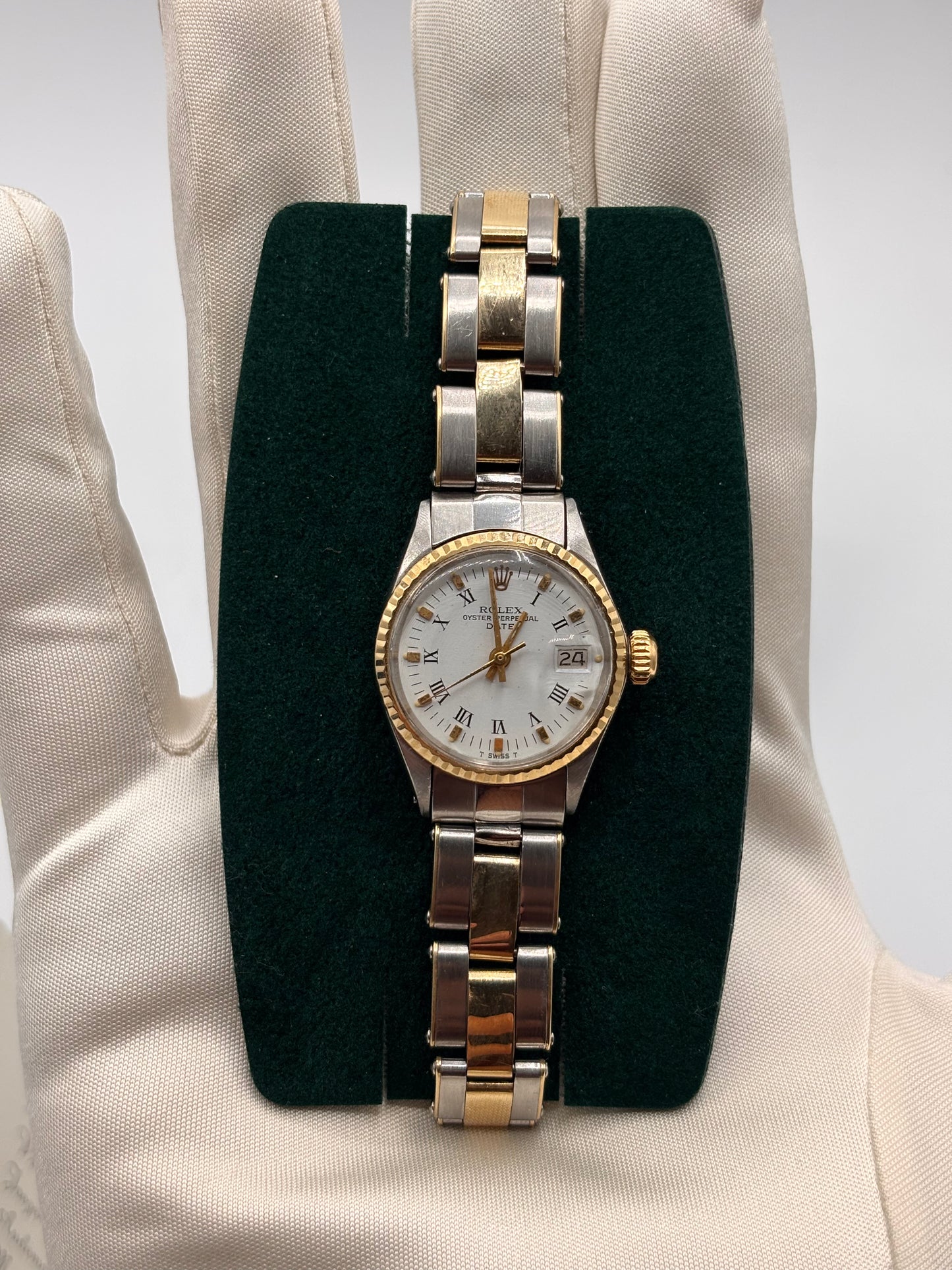 Rolex Oyster Perpetual Date 26mm acciaio oro gold steel ref 6517 cal 1161