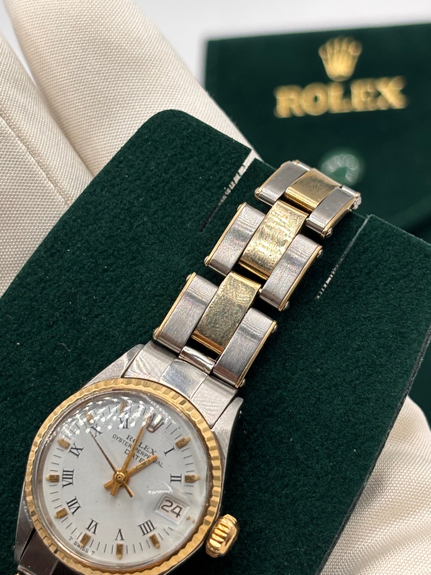 Rolex Oyster Perpetual Date 26mm acciaio oro gold steel ref 6517 cal 1161