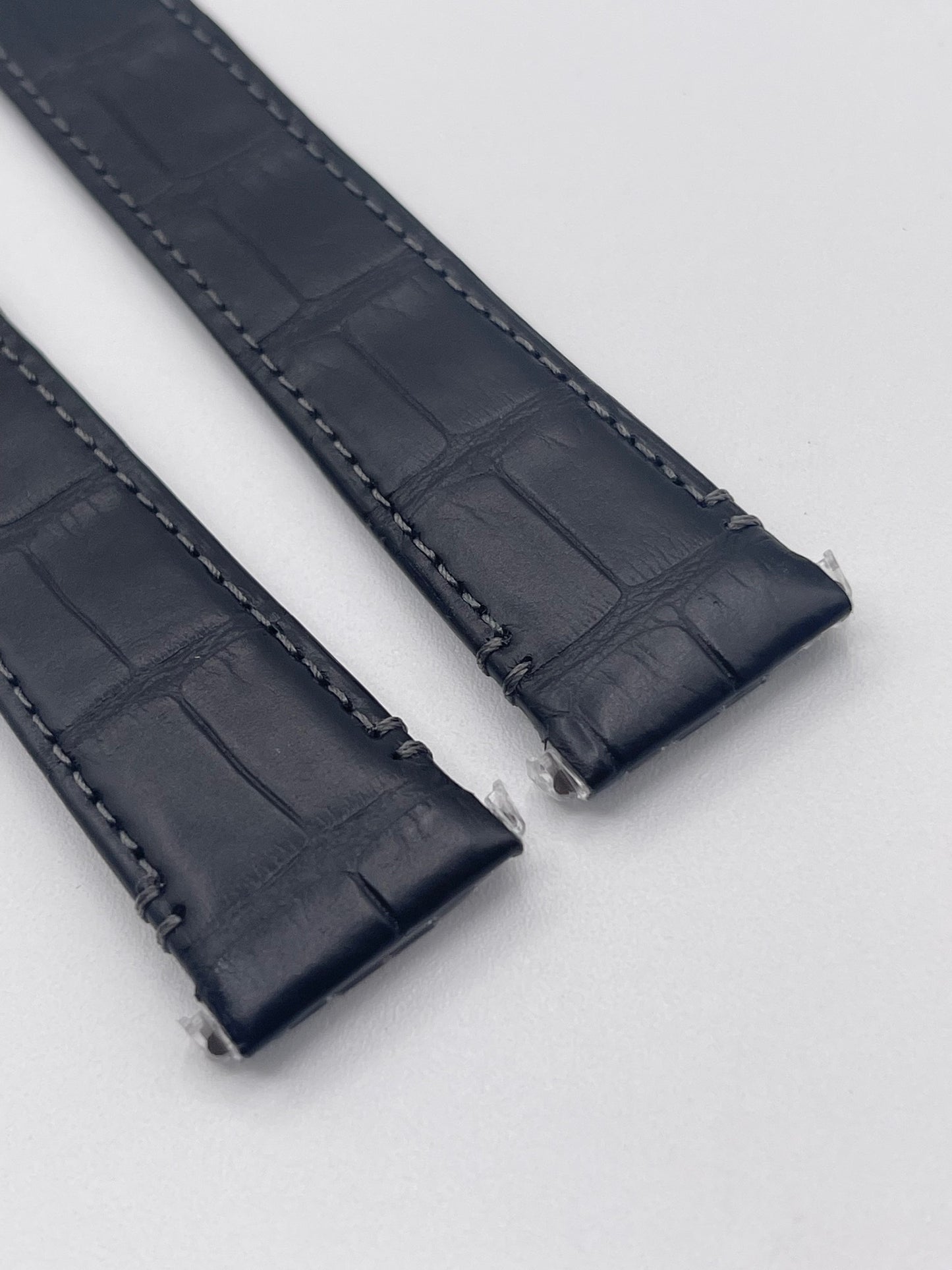 Cartier Santos cinturino alligatore nero black alligator strap 21/18mm KDAUJAKX