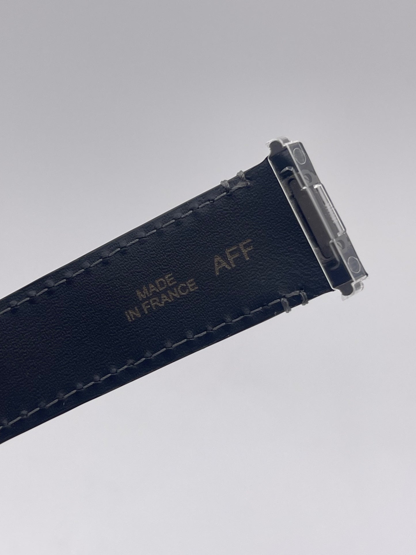Cartier Santos cinturino alligatore nero black alligator strap 21/18mm KDAUJAKX