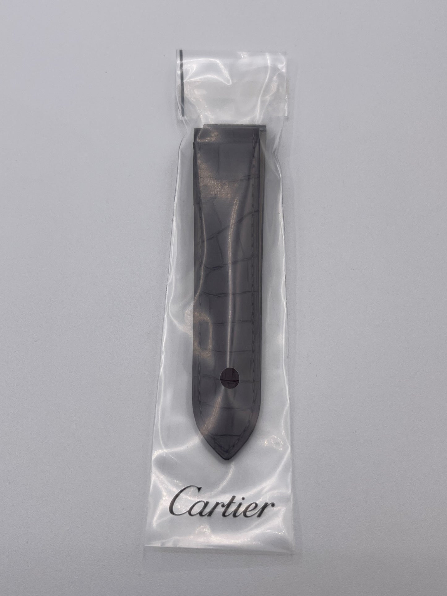 Cartier Santos 100GM cinturino alligatore marrone brown KD95JM52 23/21mm