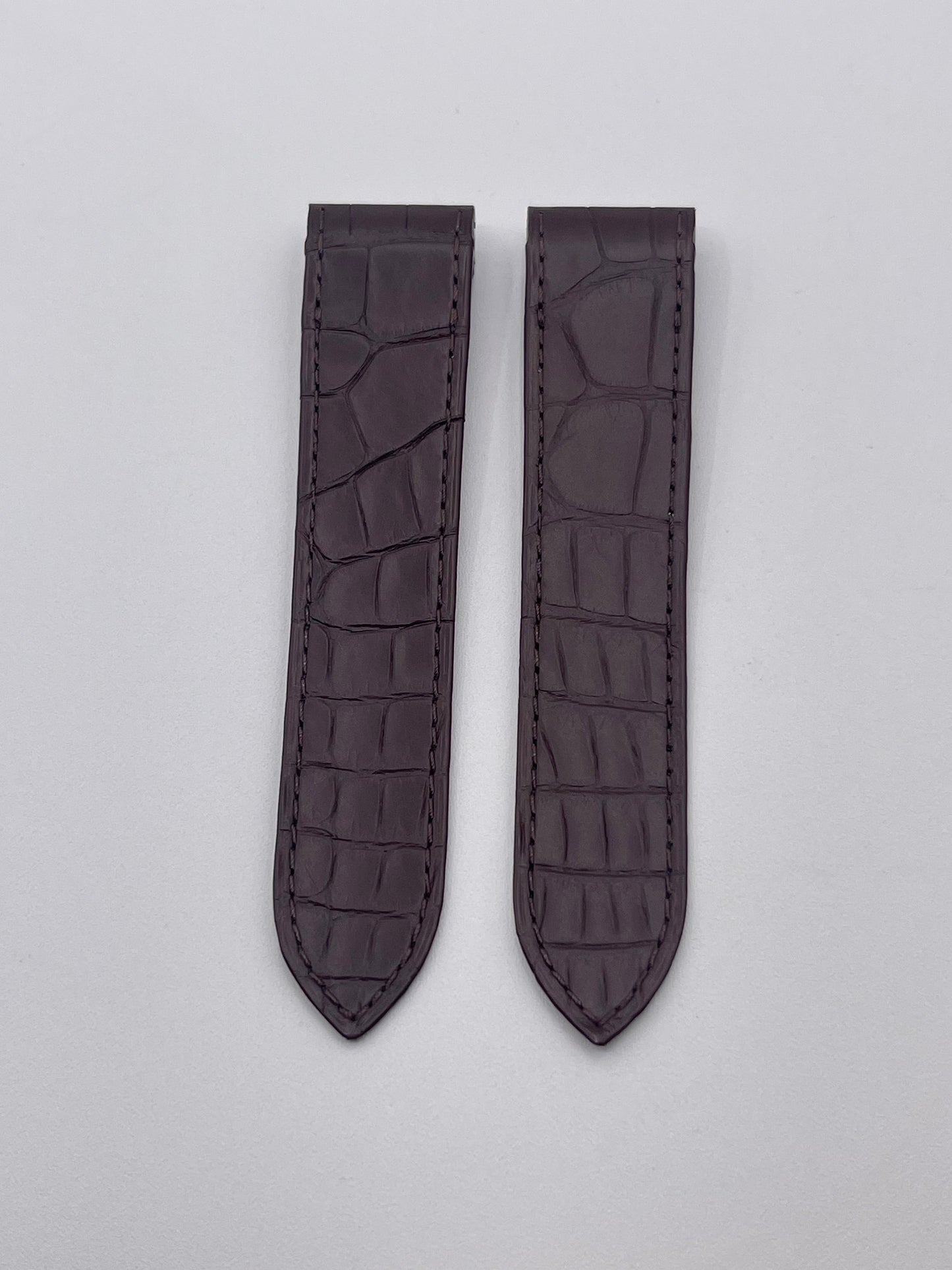 Cartier Santos 100GM cinturino alligatore marrone brown KD95JM52 23/21mm