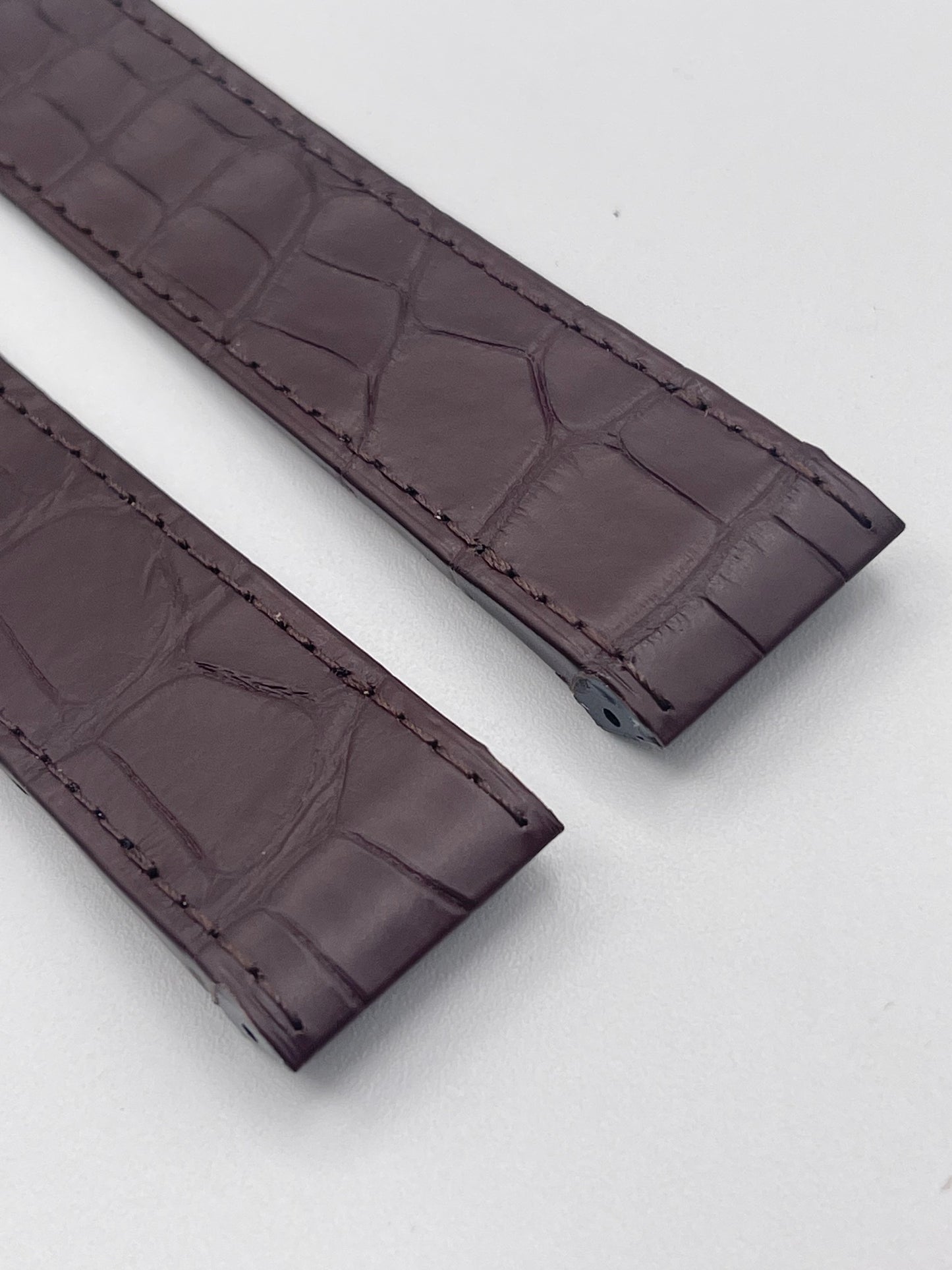 Cartier Santos 100GM cinturino alligatore marrone brown KD95JM52 23/21mm