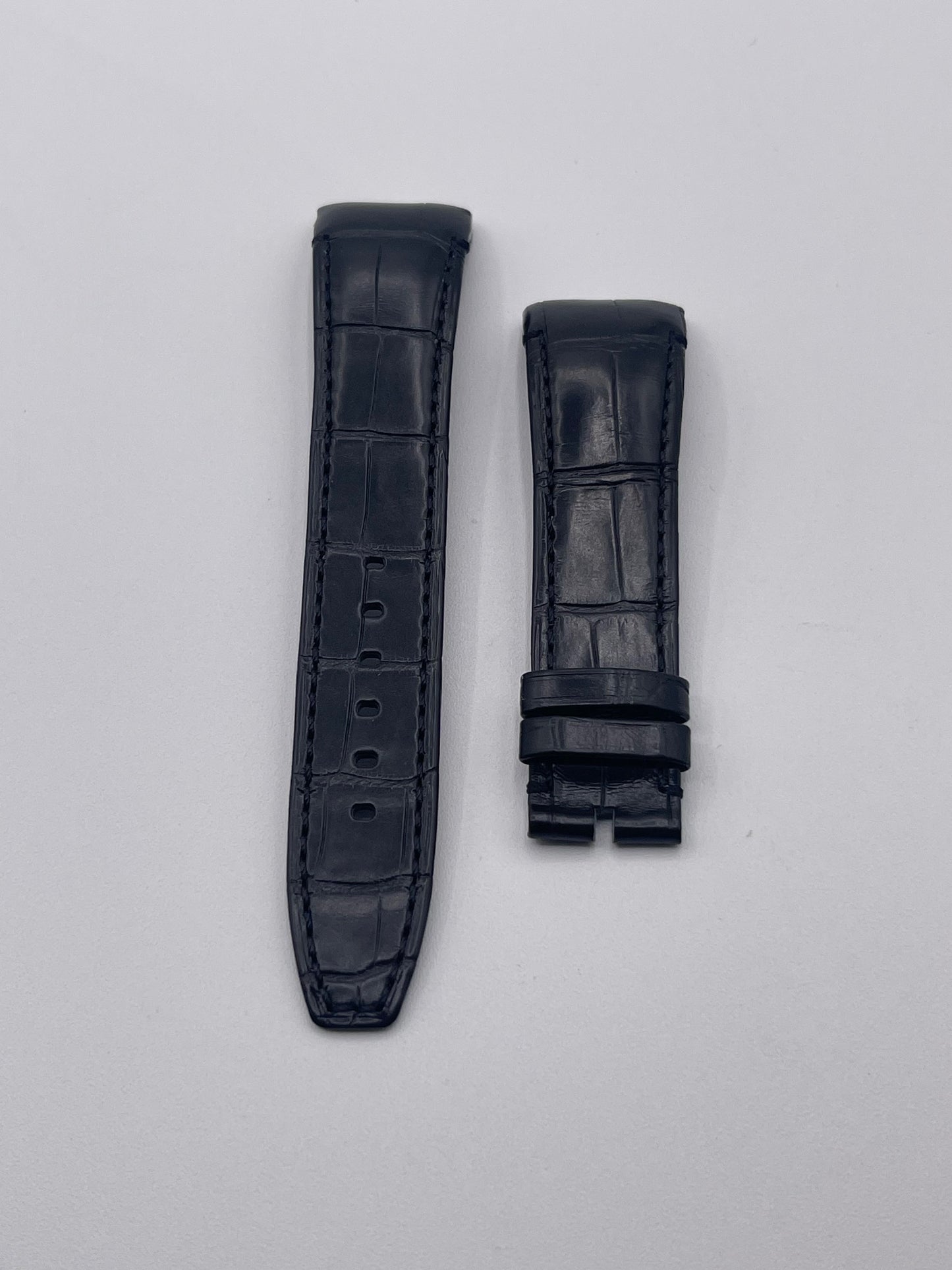 Audemars Piguet Code 11.59 cinturino watch strap pelle alligatore nero 22/18mm