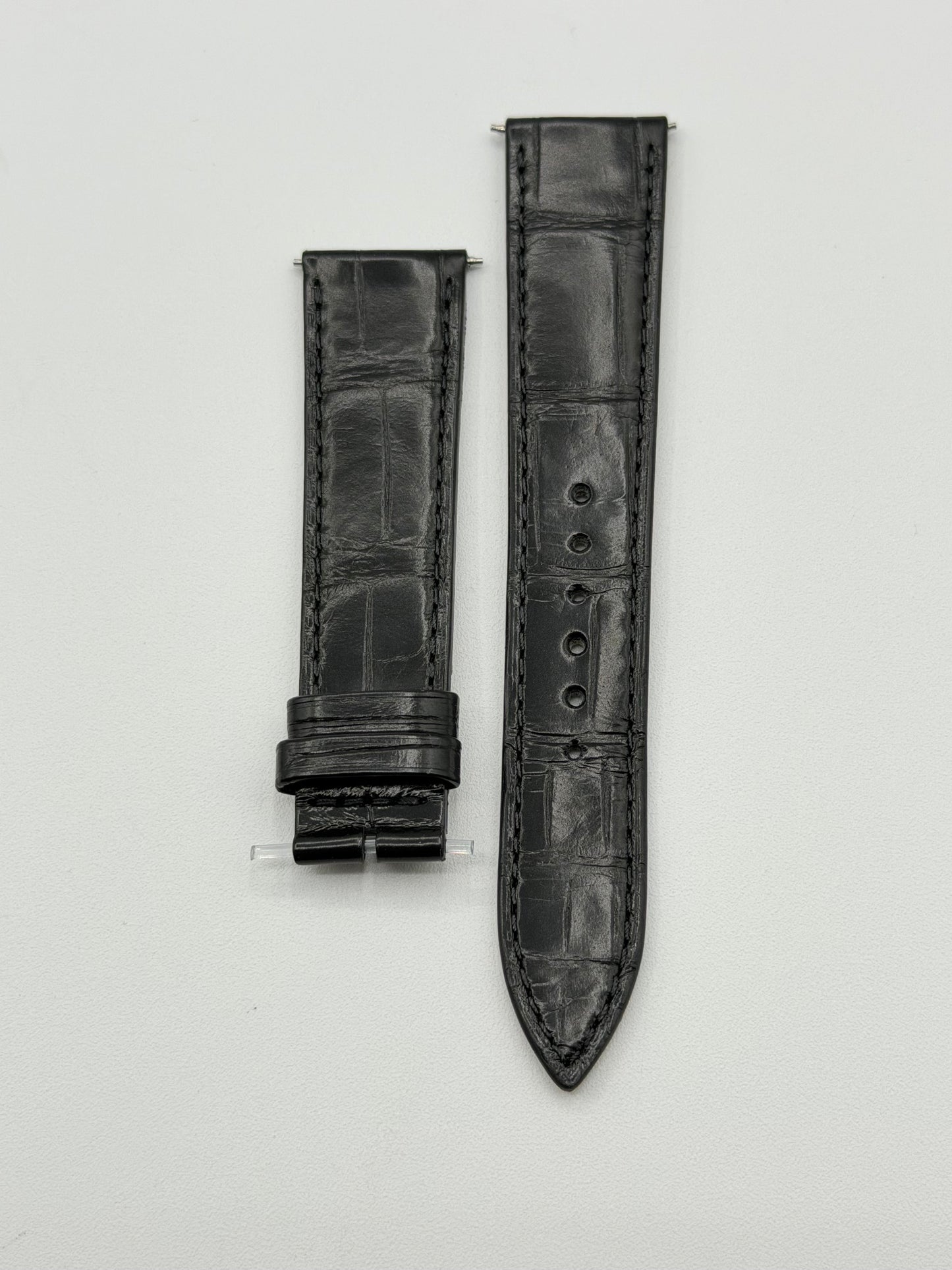 Jaeger LeCoultre cinturino alligatore nero black 19/16mm