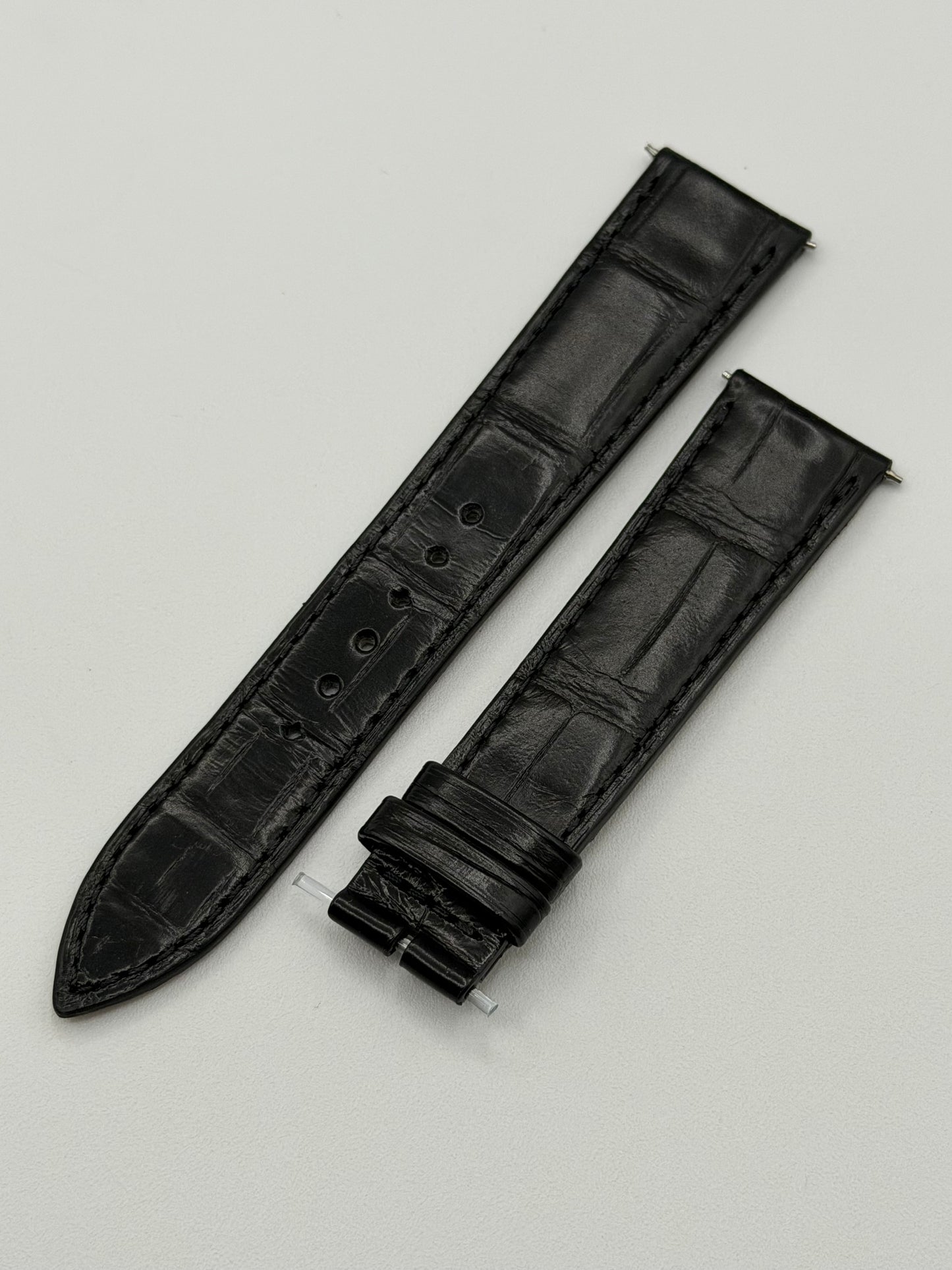 Jaeger LeCoultre cinturino alligatore nero black 19/16mm