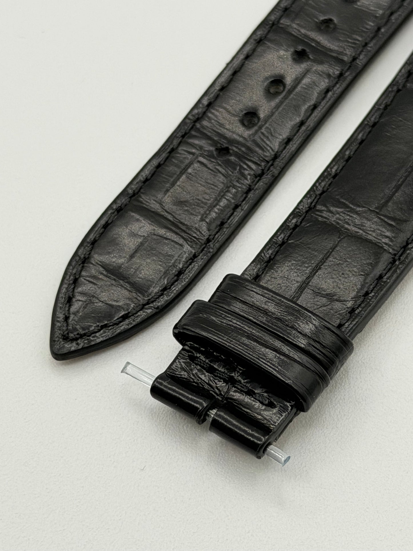 Jaeger LeCoultre cinturino alligatore nero black 19/16mm