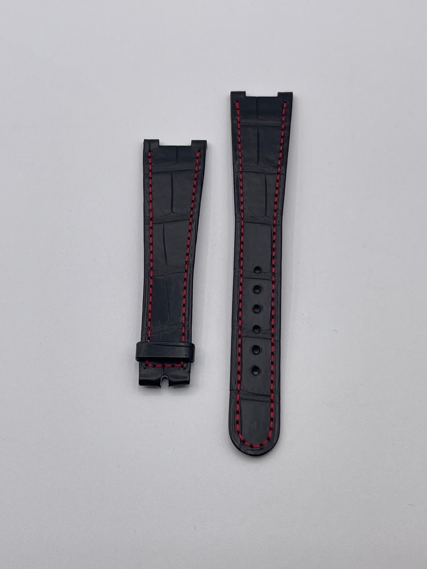 Patek Philippe Golden Ellipse cinturino alligatore black alligator strap 21/15mm