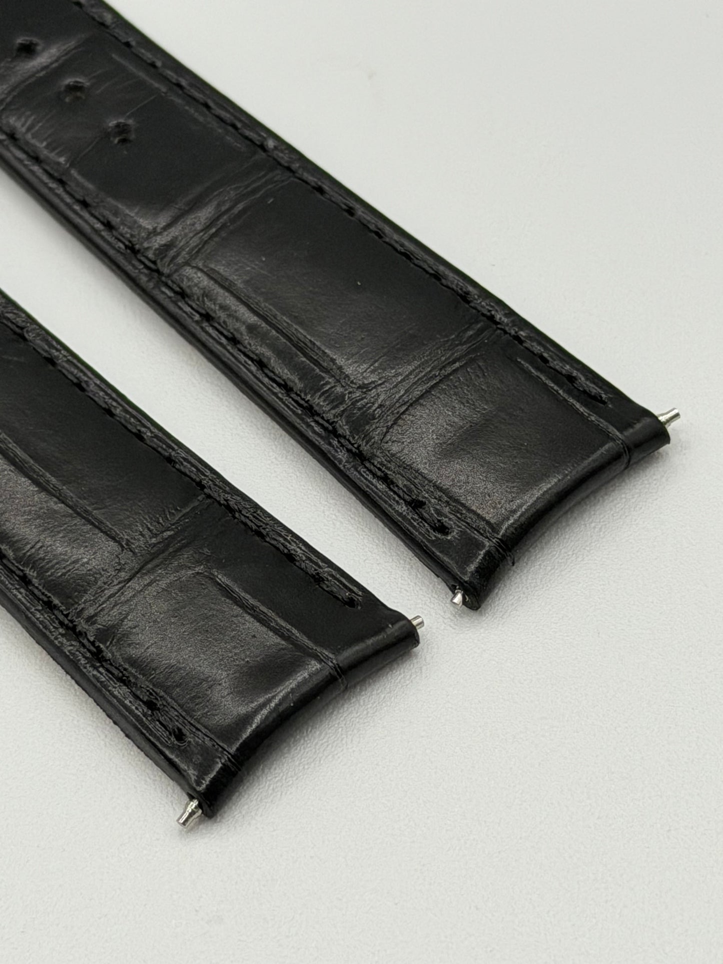 Jaeger LeCoultre cinturino alligatore nero black 19/16mm