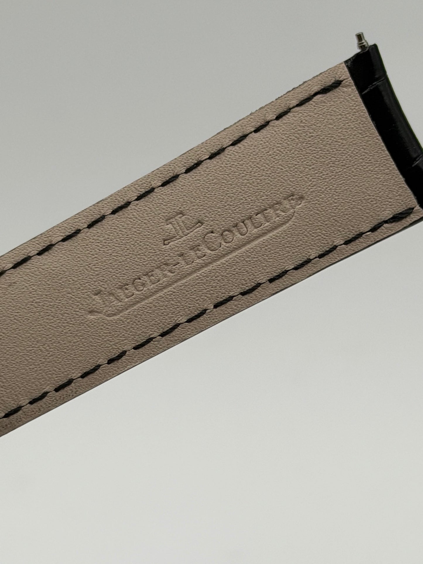Jaeger LeCoultre cinturino alligatore nero black 19/16mm