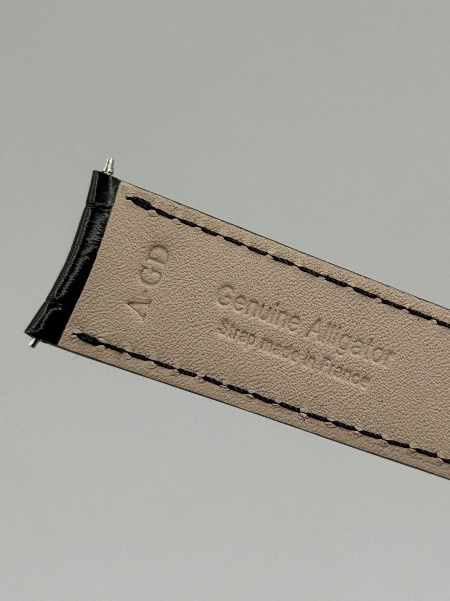 Jaeger LeCoultre cinturino alligatore nero black 19/16mm