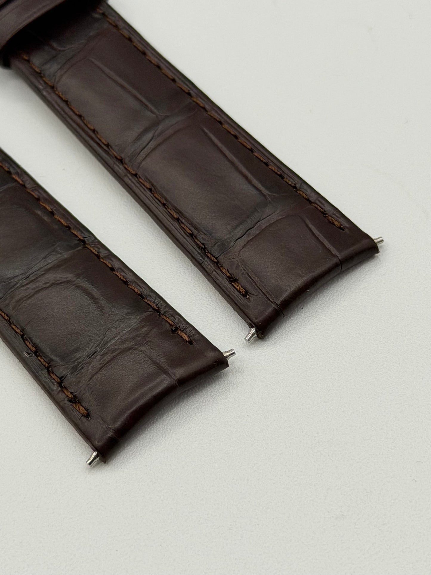 Jaeger LeCoultre cinturino alligatore marrone brown 19/16mm