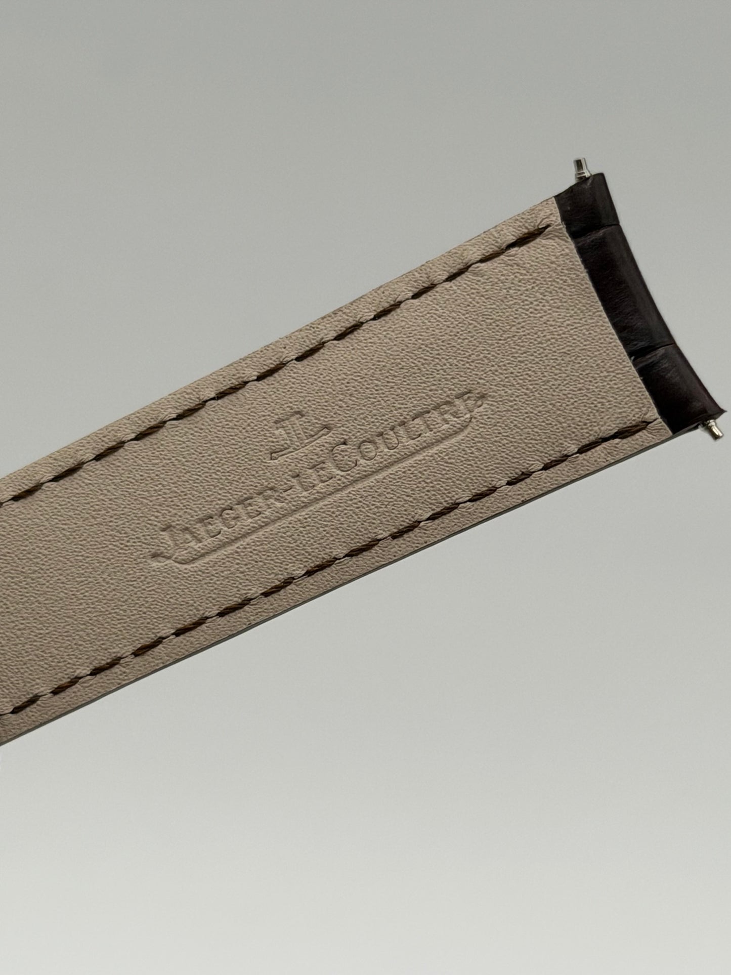 Jaeger LeCoultre cinturino alligatore marrone brown 19/16mm
