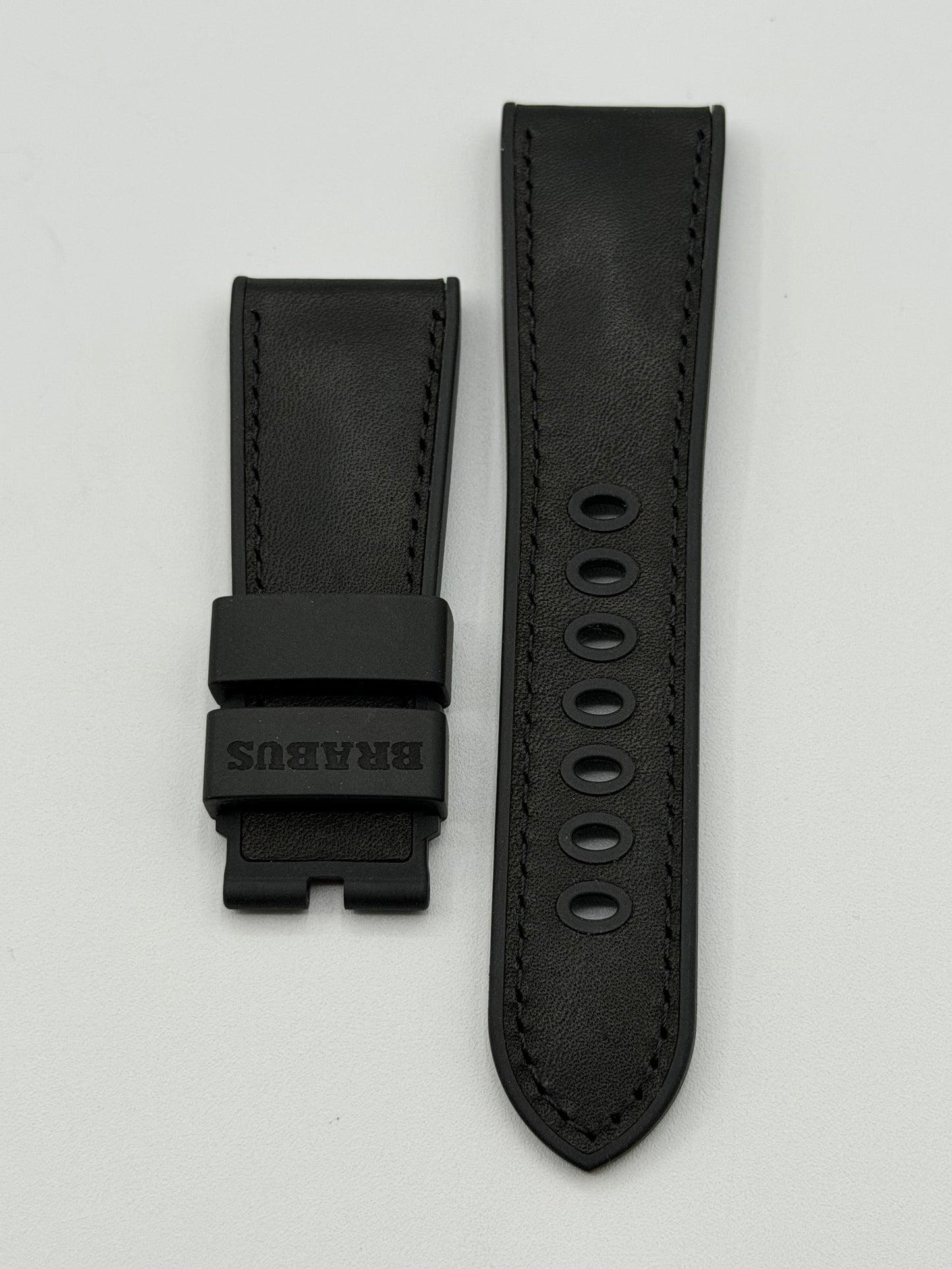 Panerai Submersible Brabus edition cinturino orologio pelle watch strap 26/21.5
