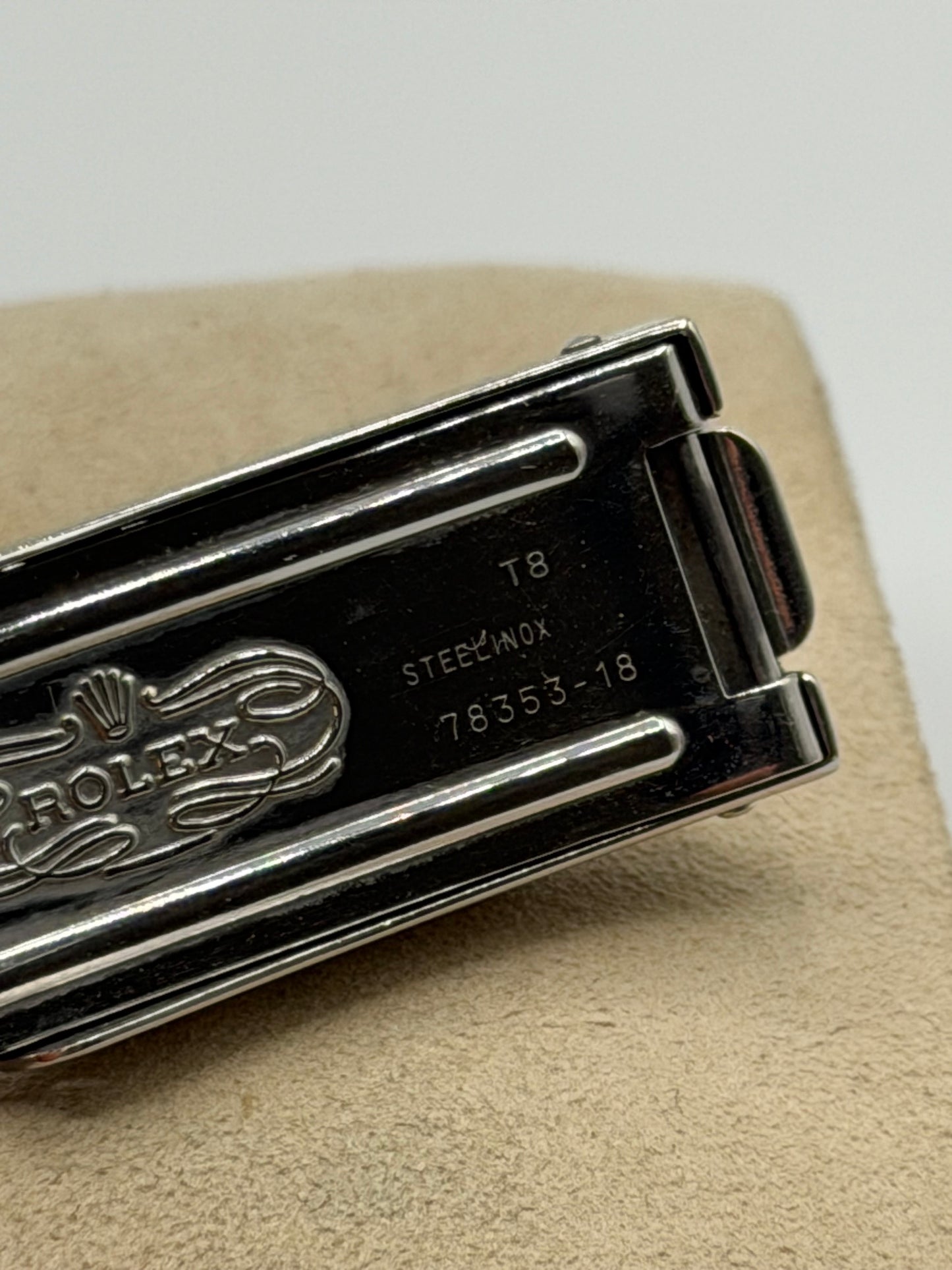 Rolex chiusura clasp 78353 18 T8 anno year 1994