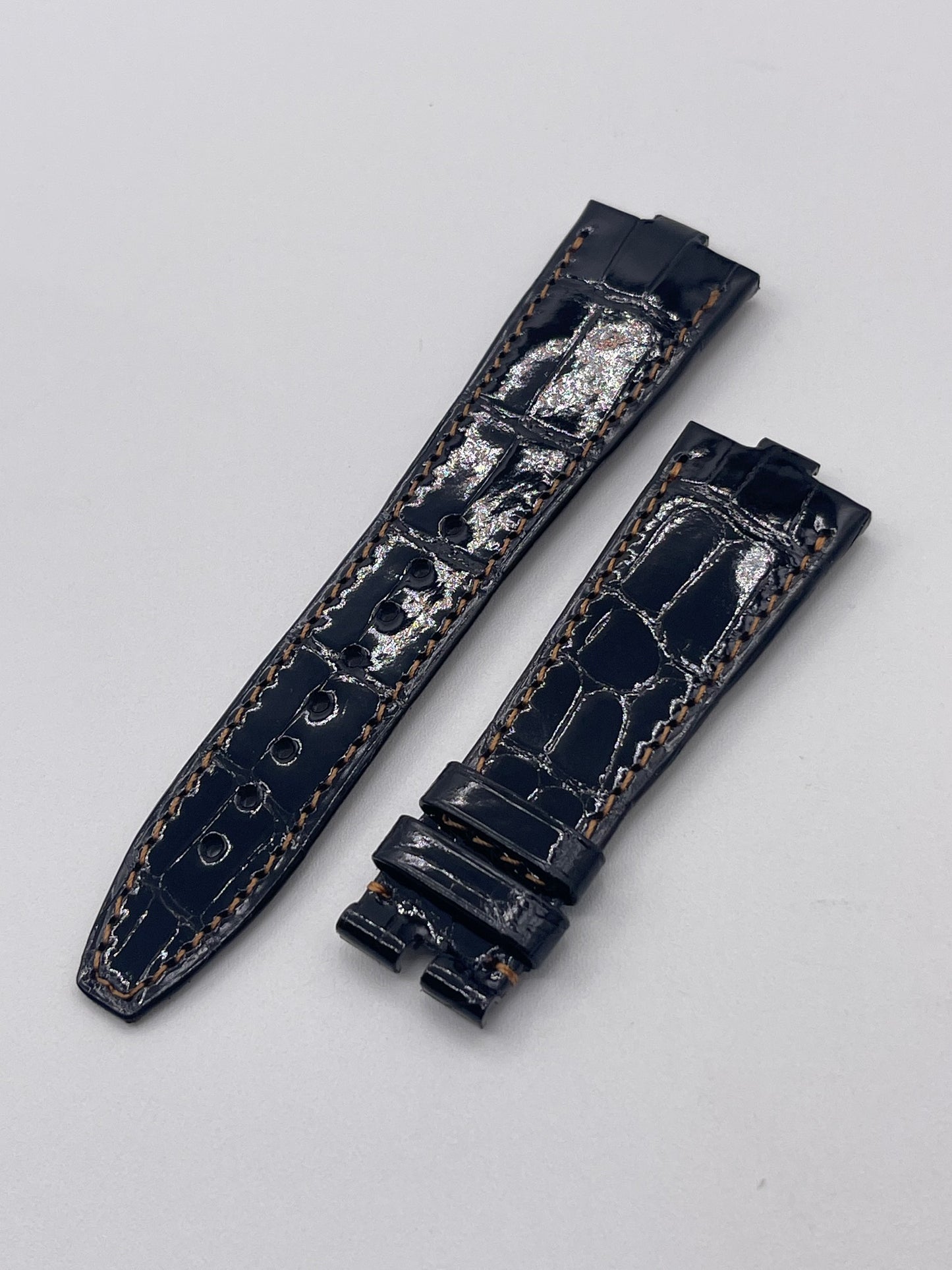 Vacheron Constantin Overseas cinturino alligatore nero black strap 24/18 mm