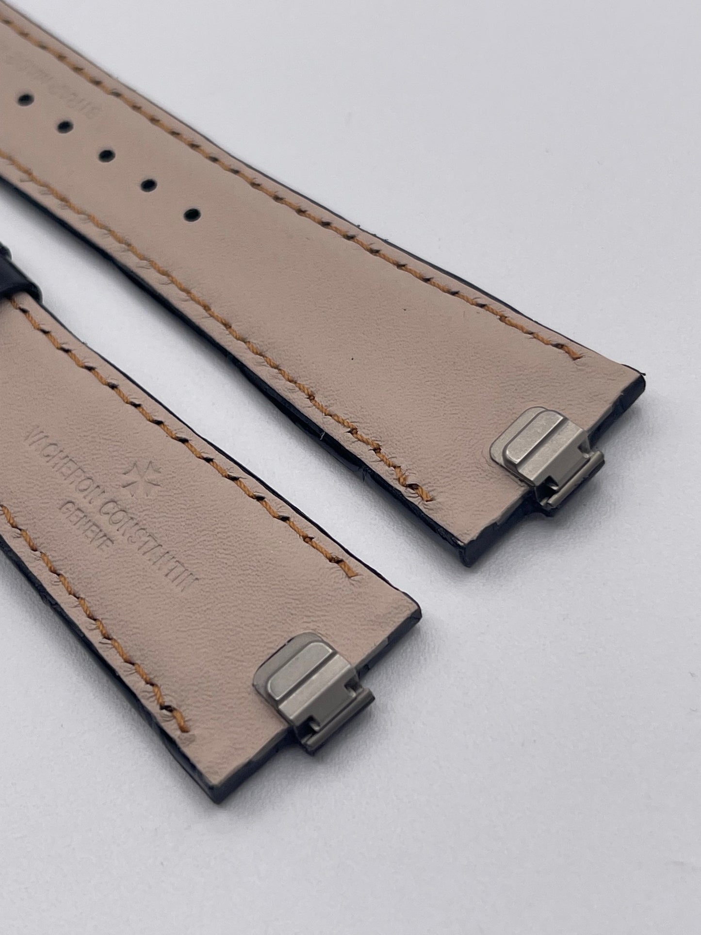 Vacheron Constantin Overseas cinturino alligatore nero black strap 24/18 mm
