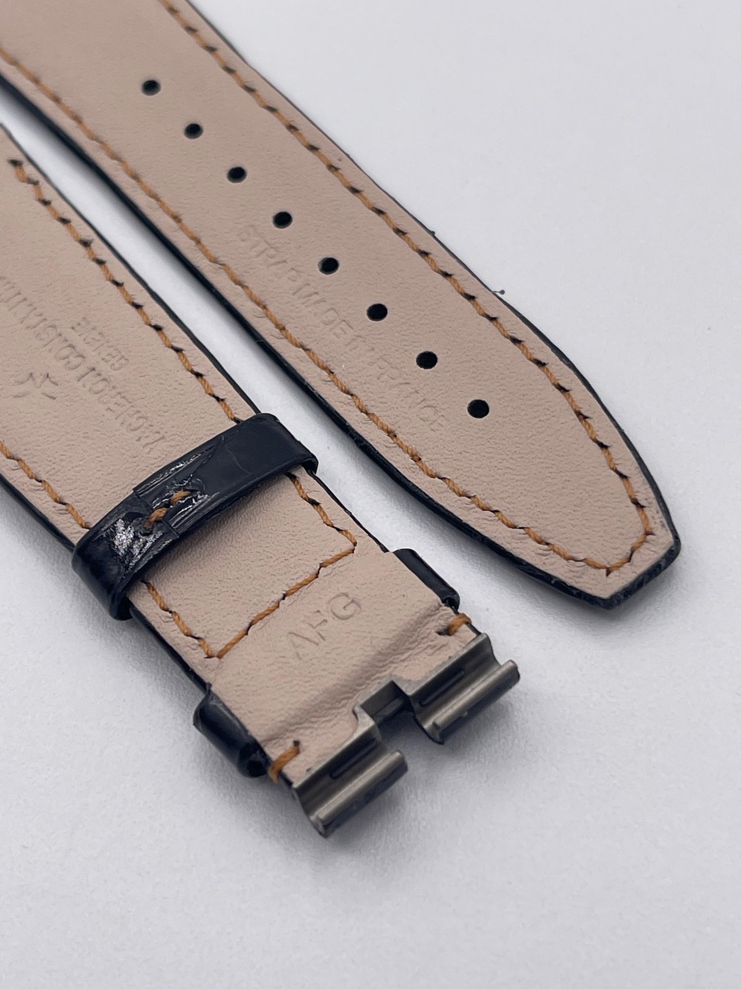 Vacheron Constantin Overseas cinturino alligatore nero black strap 24/18 mm