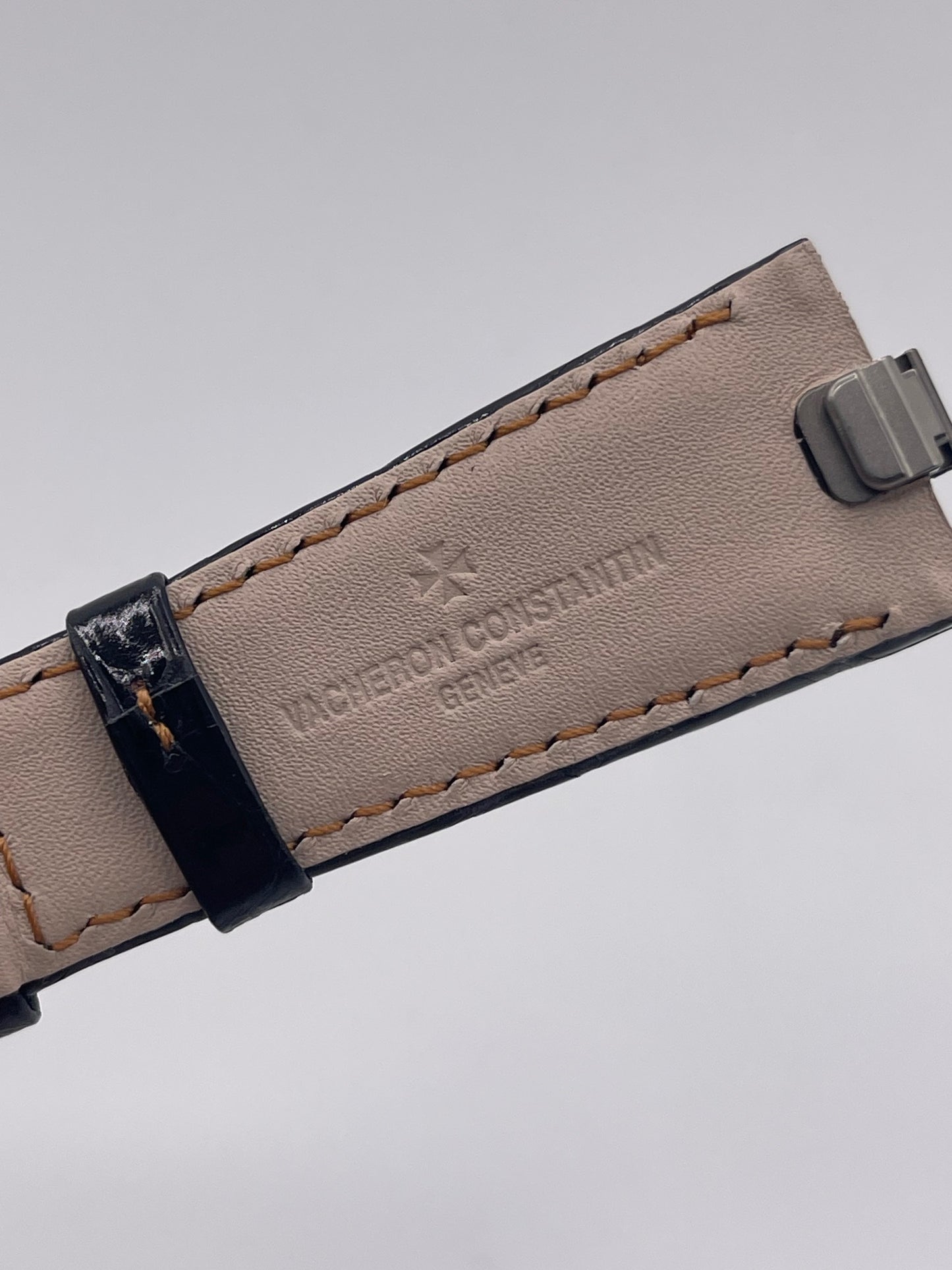 Vacheron Constantin Overseas cinturino alligatore nero black strap 24/18 mm
