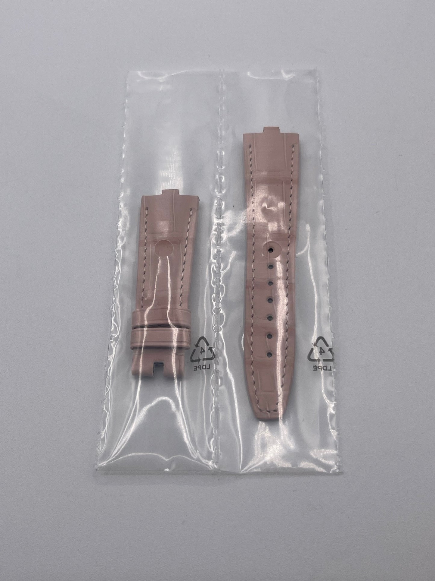 Vacheron Constantin Overseas cinturino alligatore rosa pink matte strap 20/16mm