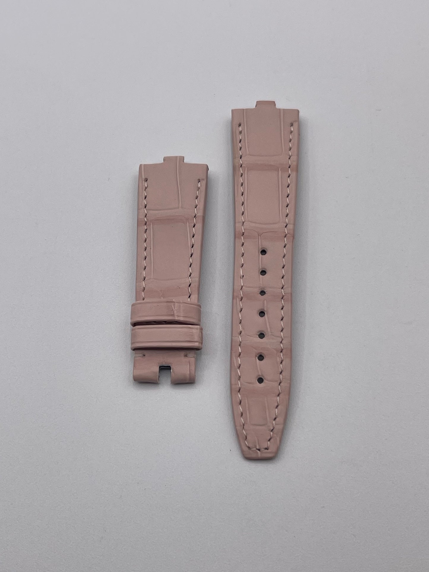 Vacheron Constantin Overseas cinturino alligatore rosa pink matte strap 20/16mm