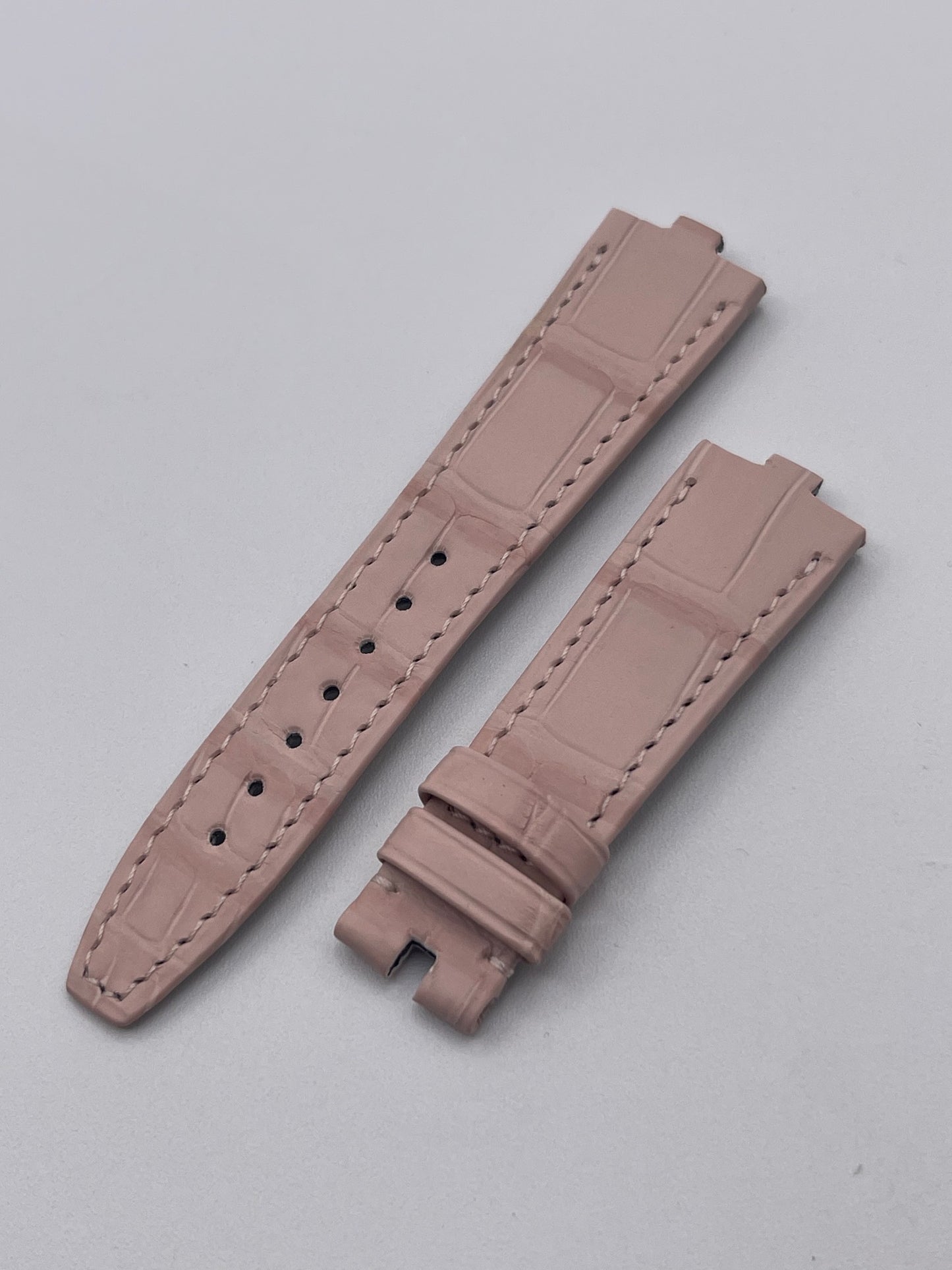 Vacheron Constantin Overseas cinturino alligatore rosa pink matte strap 20/16mm