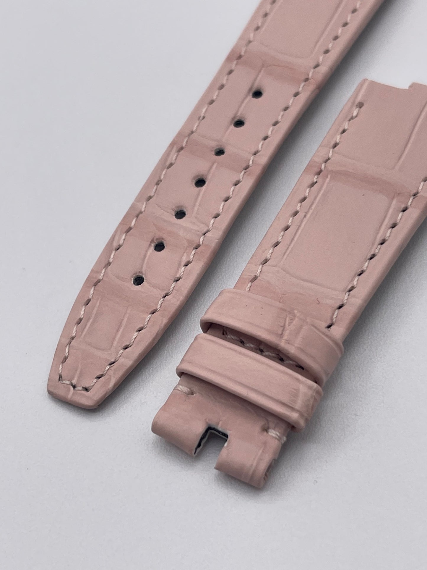 Vacheron Constantin Overseas cinturino alligatore rosa pink matte strap 20/16mm