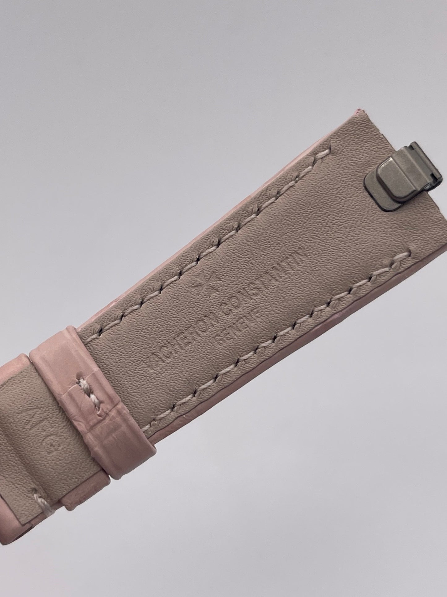 Vacheron Constantin Overseas cinturino alligatore rosa pink matte strap 20/16mm