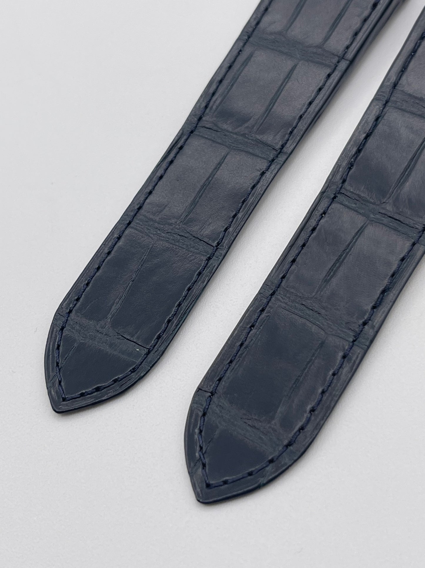 Cartier Santos 100 XL cinturino alligatore blu blue KD1IJY93 24/21mm
