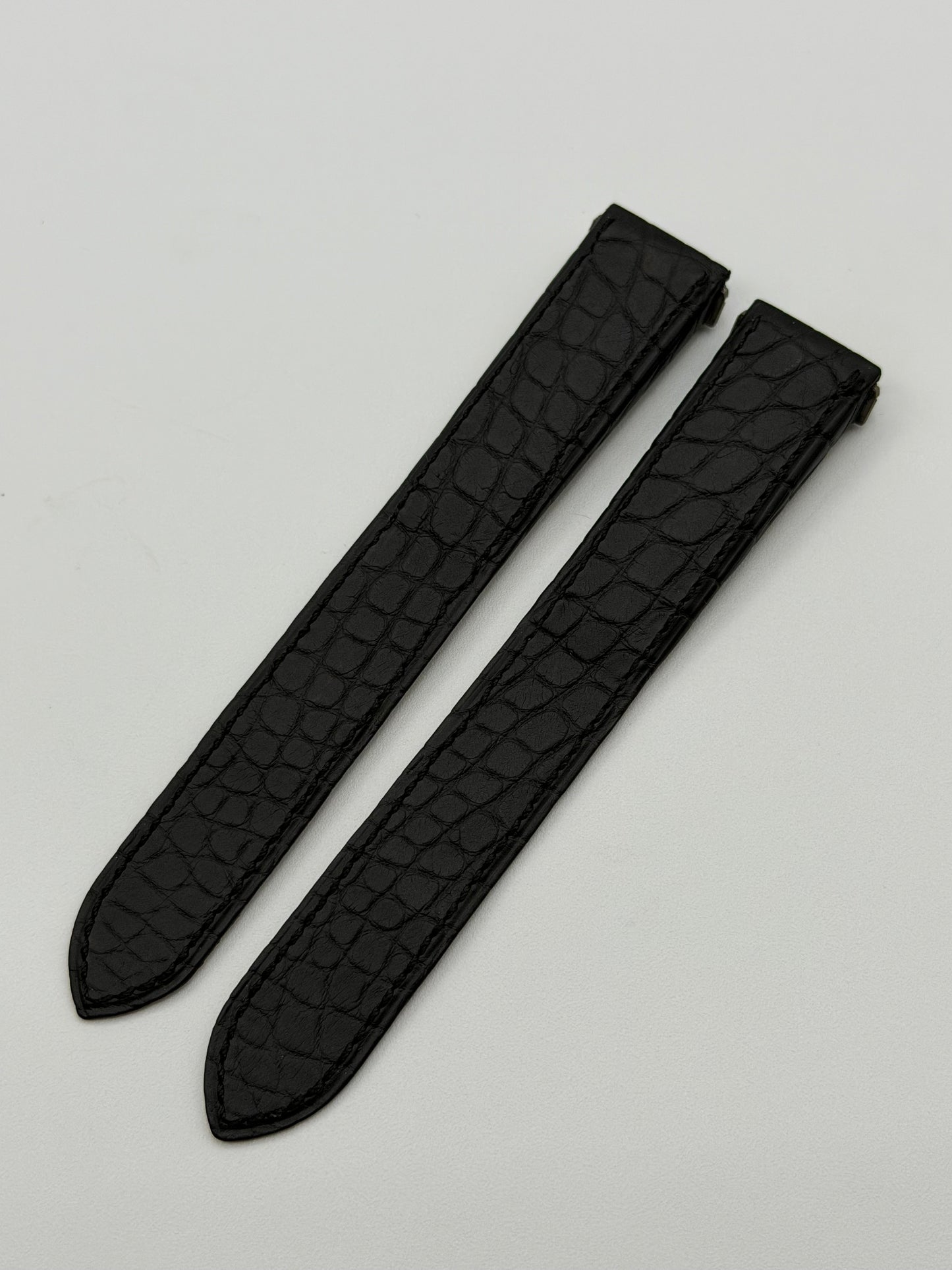 Cartier cinturino alligatore nero black alligator KD82ZA80 20/18mm