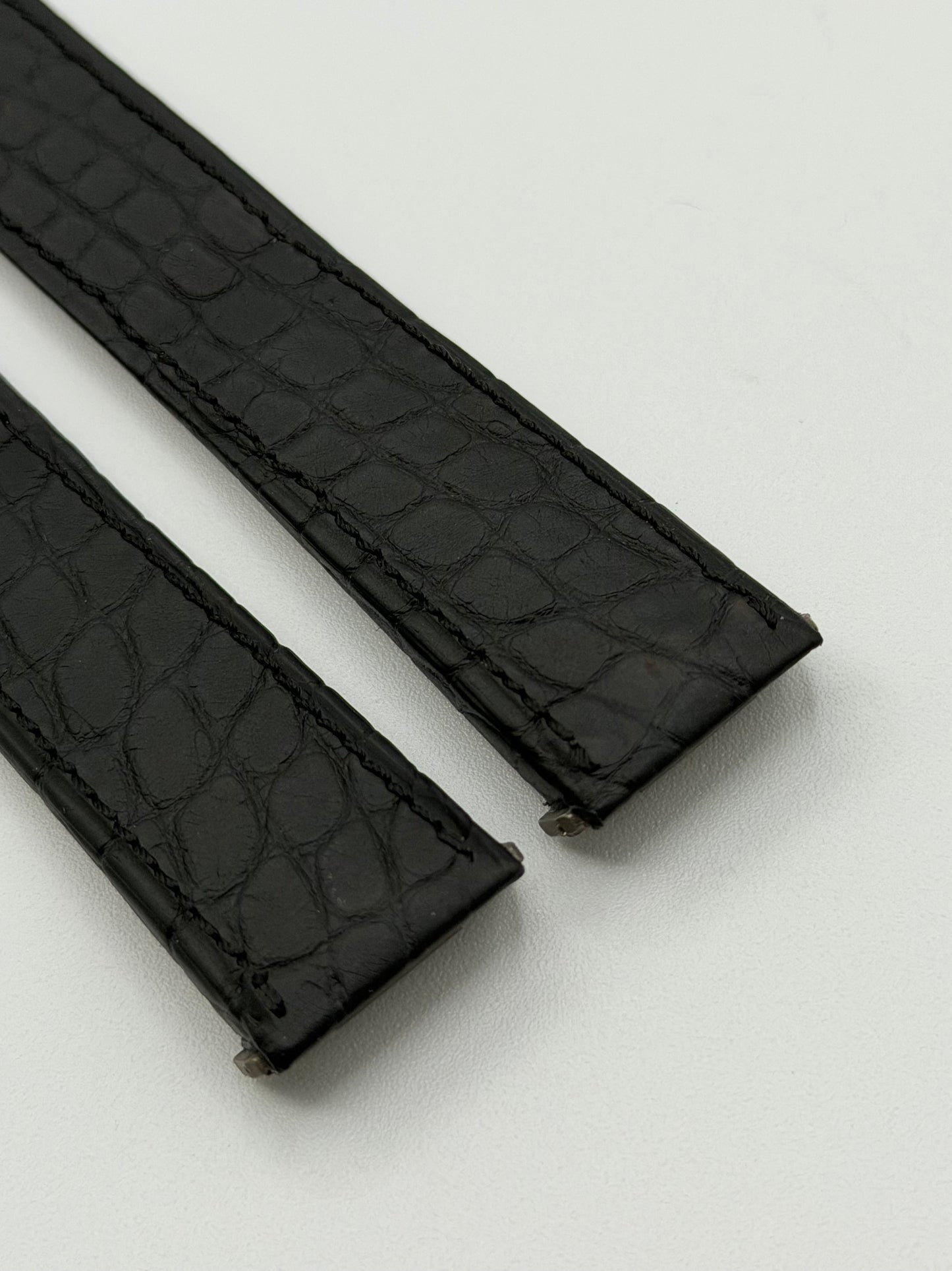 Cartier cinturino alligatore nero black alligator KD82ZA80 20/18mm