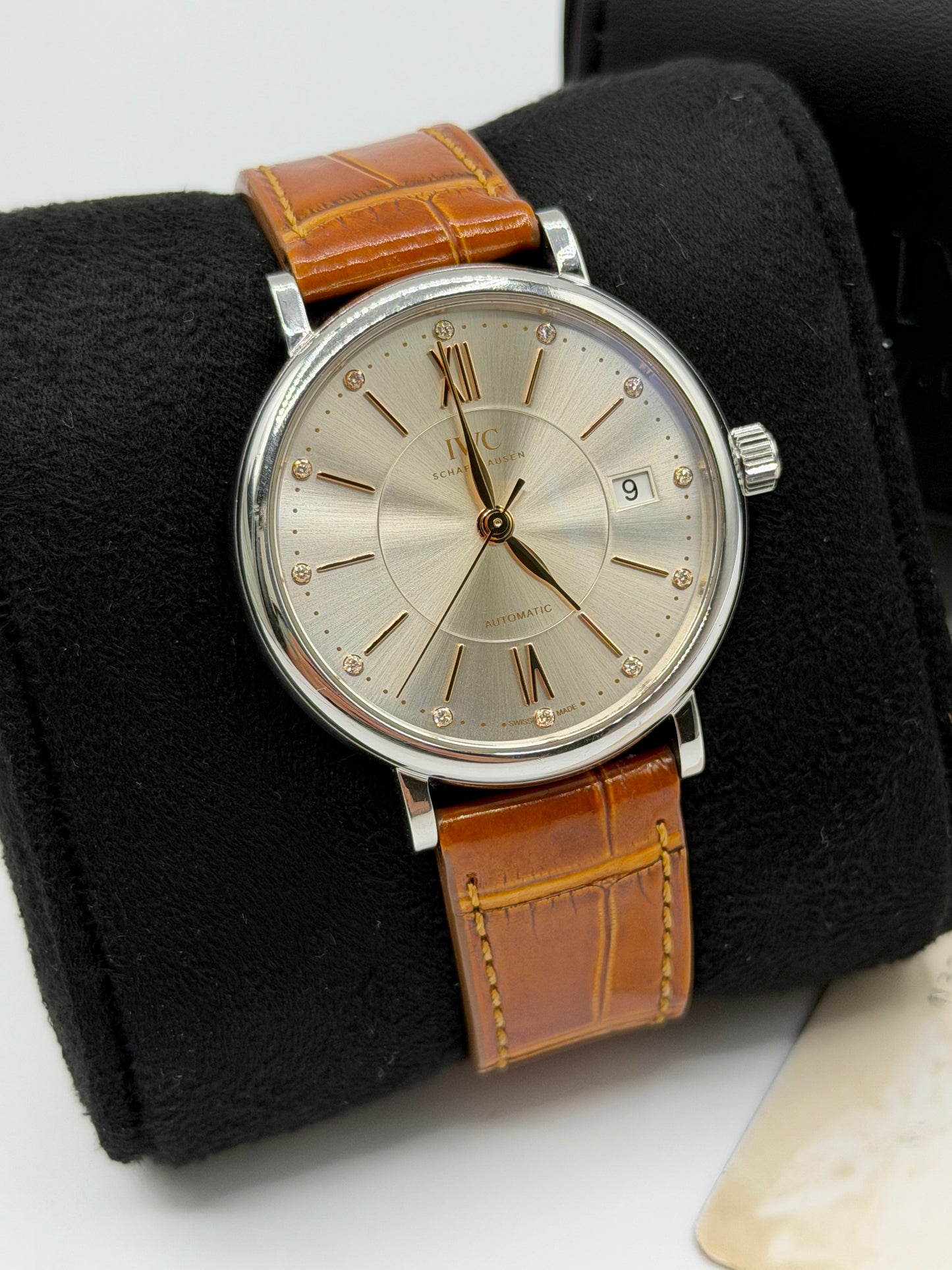 IWC Portofino 37mm acciaio steel ref IW458101 cal 35111 anno 2017