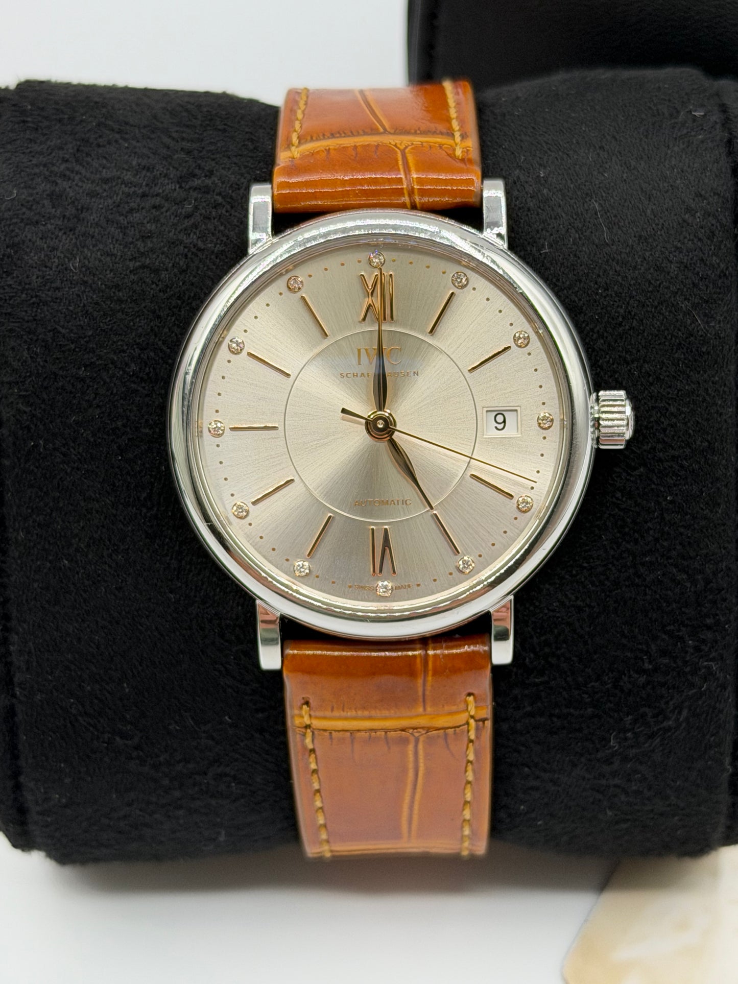 IWC Portofino 37mm acciaio steel ref IW458101 cal 35111 anno 2017