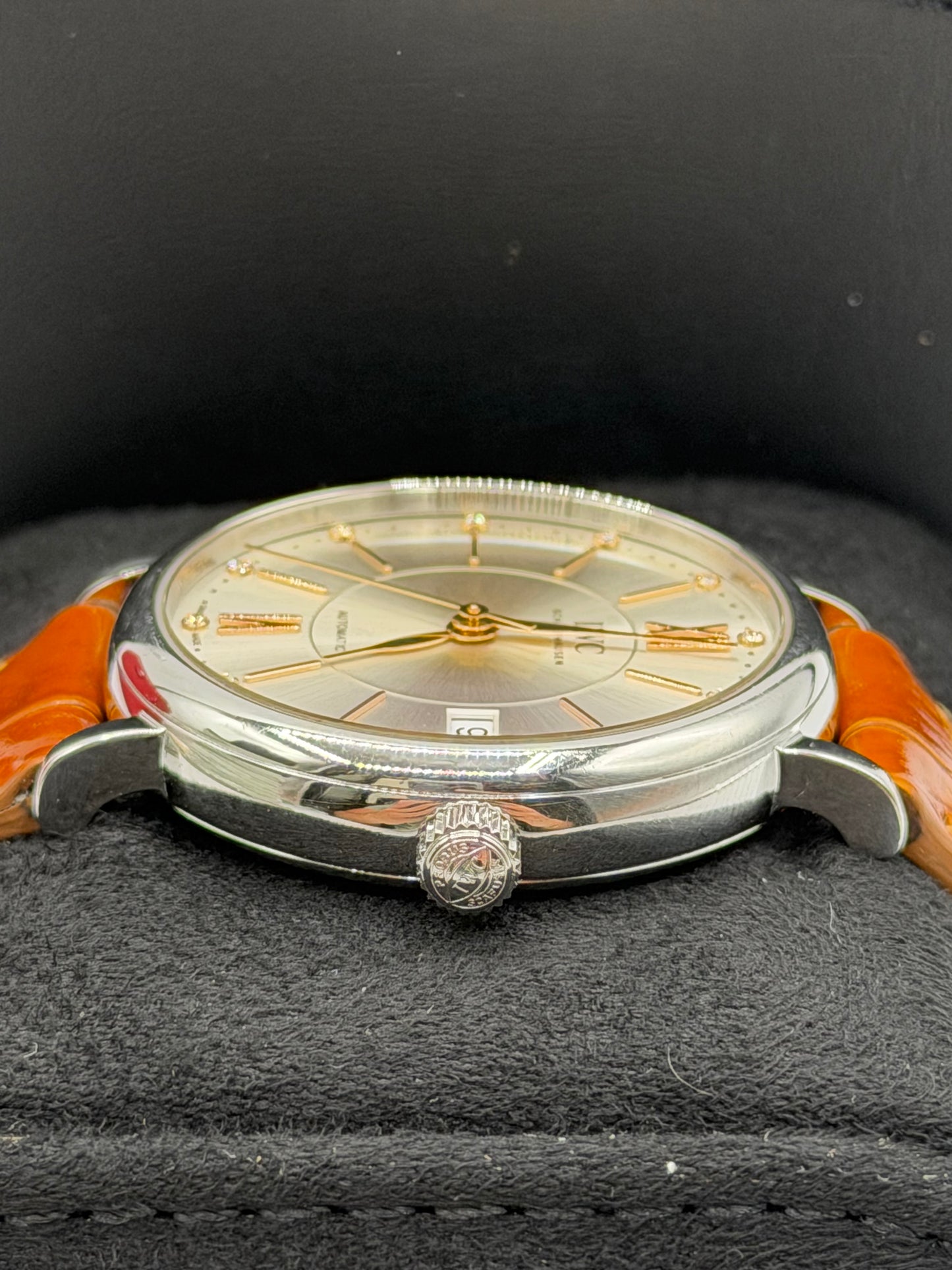 IWC Portofino 37mm acciaio steel ref IW458101 cal 35111 anno 2017