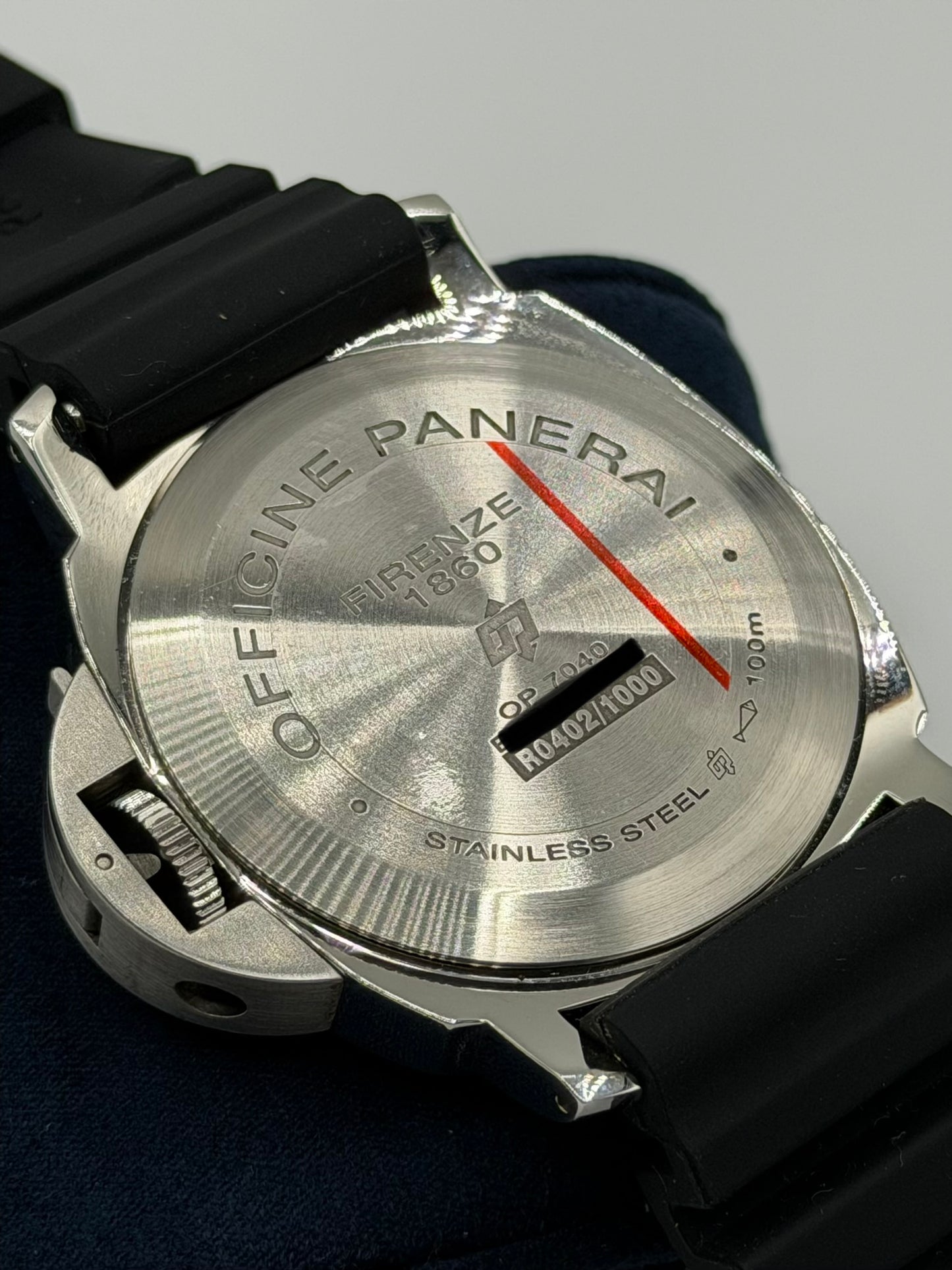 Panerai Luminor Marina 44mm acciaio steel ref PAM01005 cal P.5000 anno 2015
