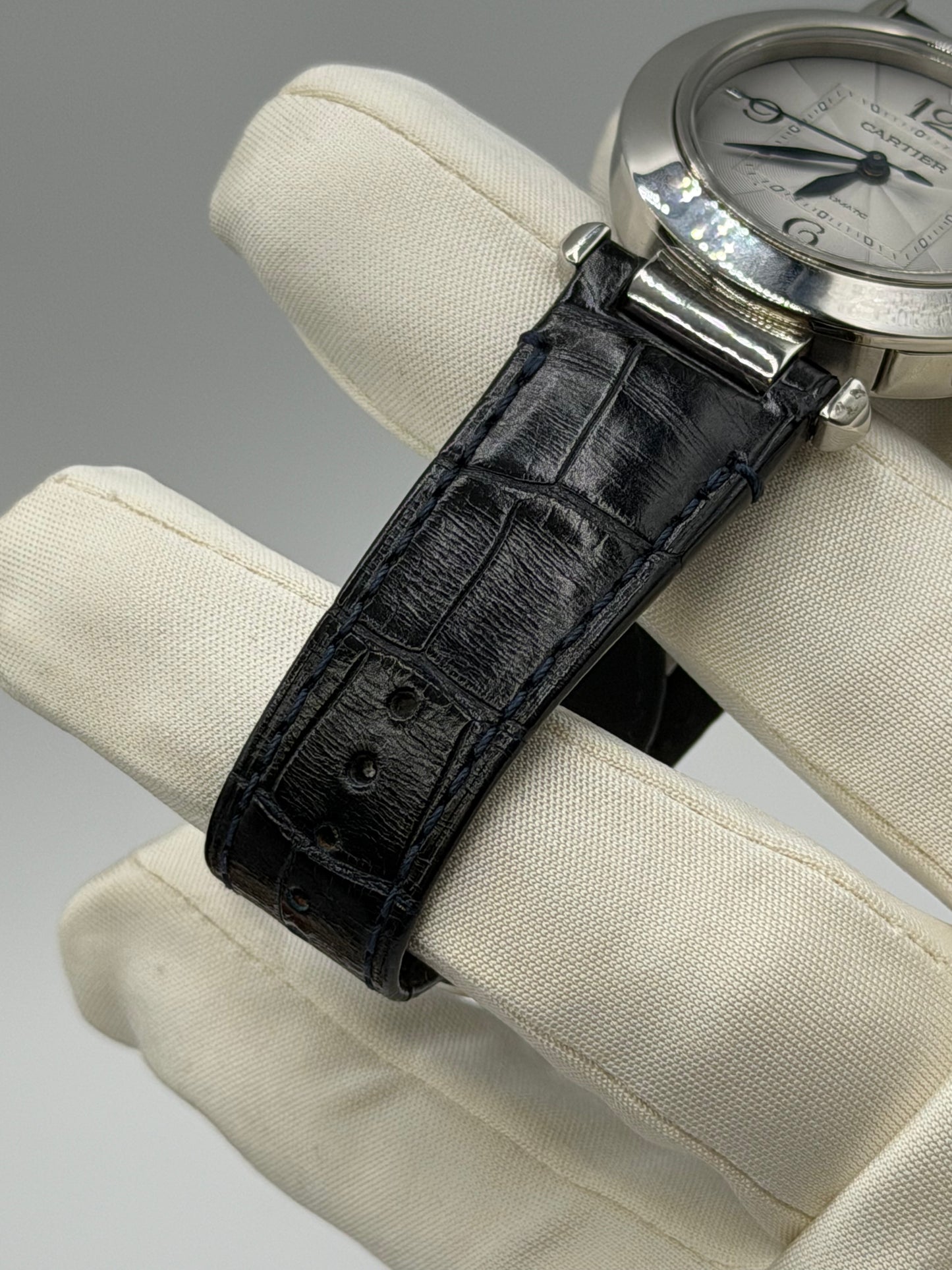 Cartier Pasha 35mm acciaio steel ref WSPA0013 calibro 1847MC anno 2020