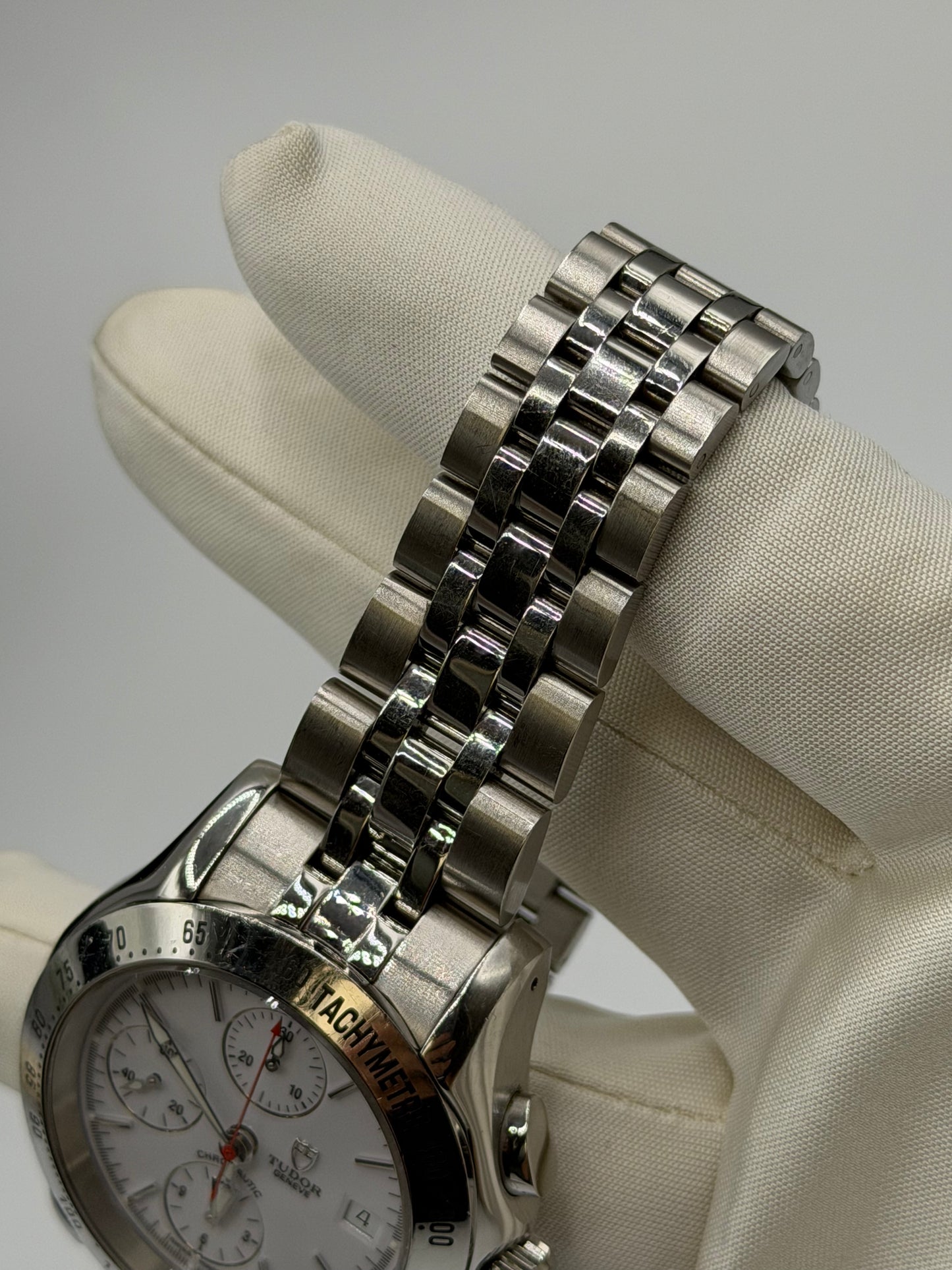 Tudor Chronautic 41mm acciaio steel ref 79380 cal Valjoux 7750 anno 2004
