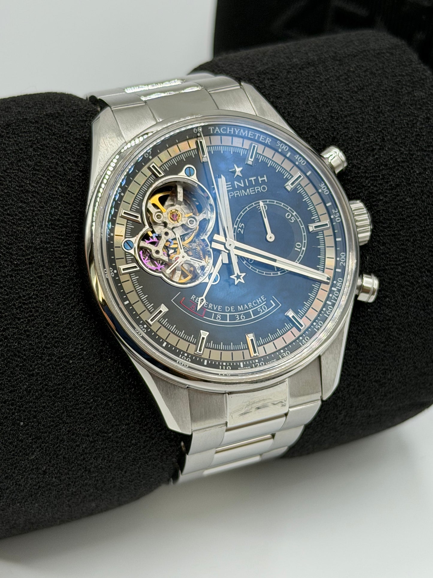 Zenith El Primero Chronomaster 42mm acciaio ref 03.2080.4021/21.M2040 cal 4021