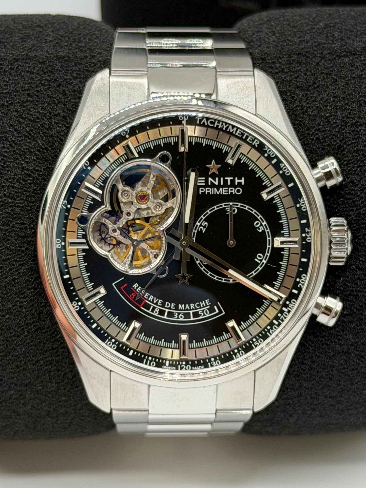 Zenith El Primero Chronomaster 42mm acciaio ref 03.2080.4021/21.M2040 cal 4021